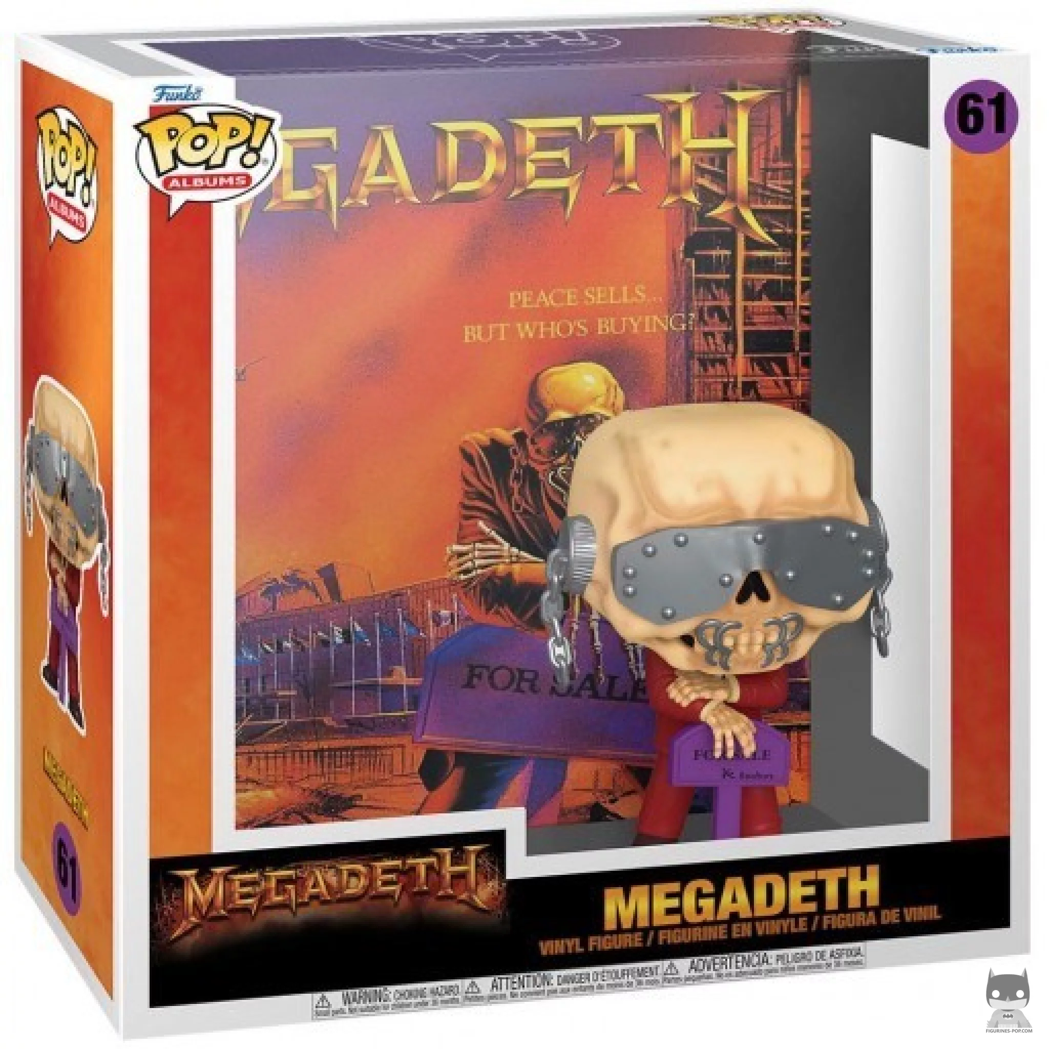 Figurine Funko POP Megadeth : Peace Sells... But Who's Buying ? avec boîte