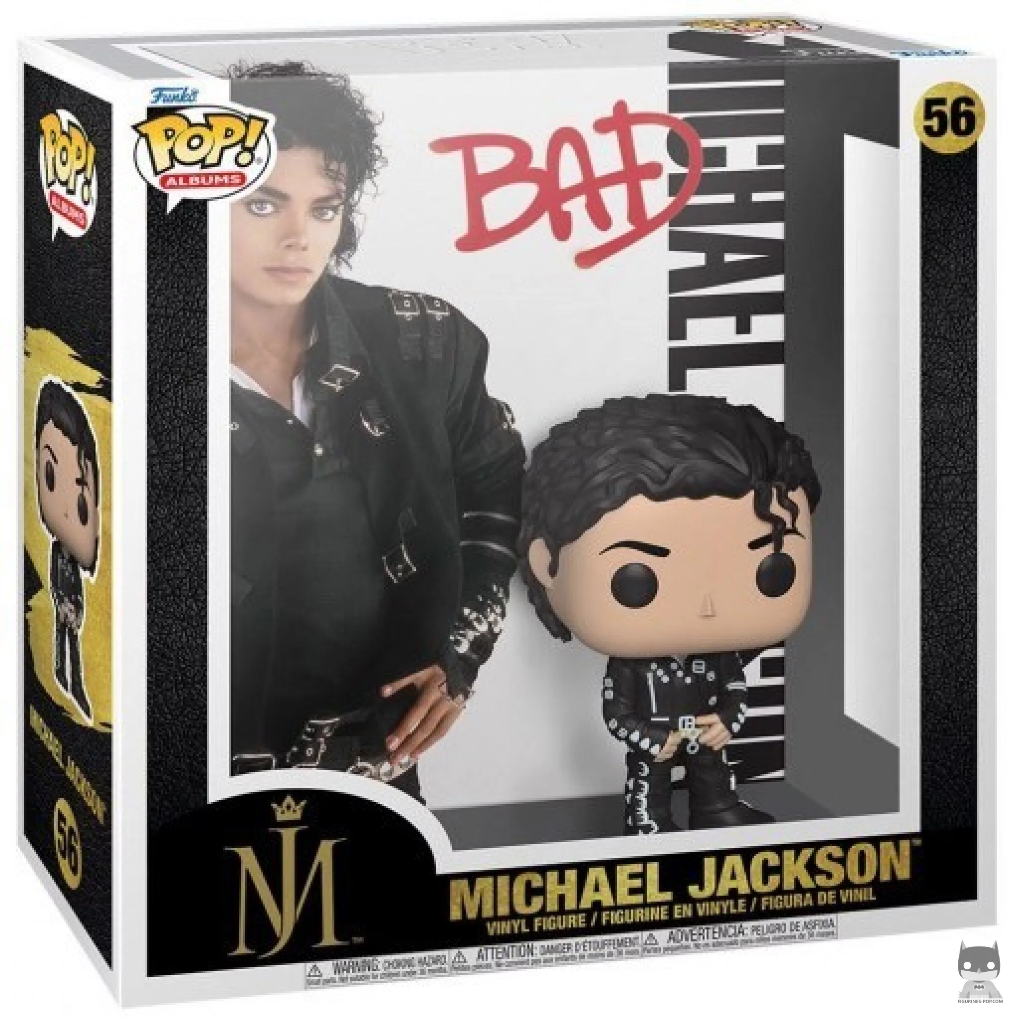 Figurine Funko POP Michael Jackson : Bad avec boîte