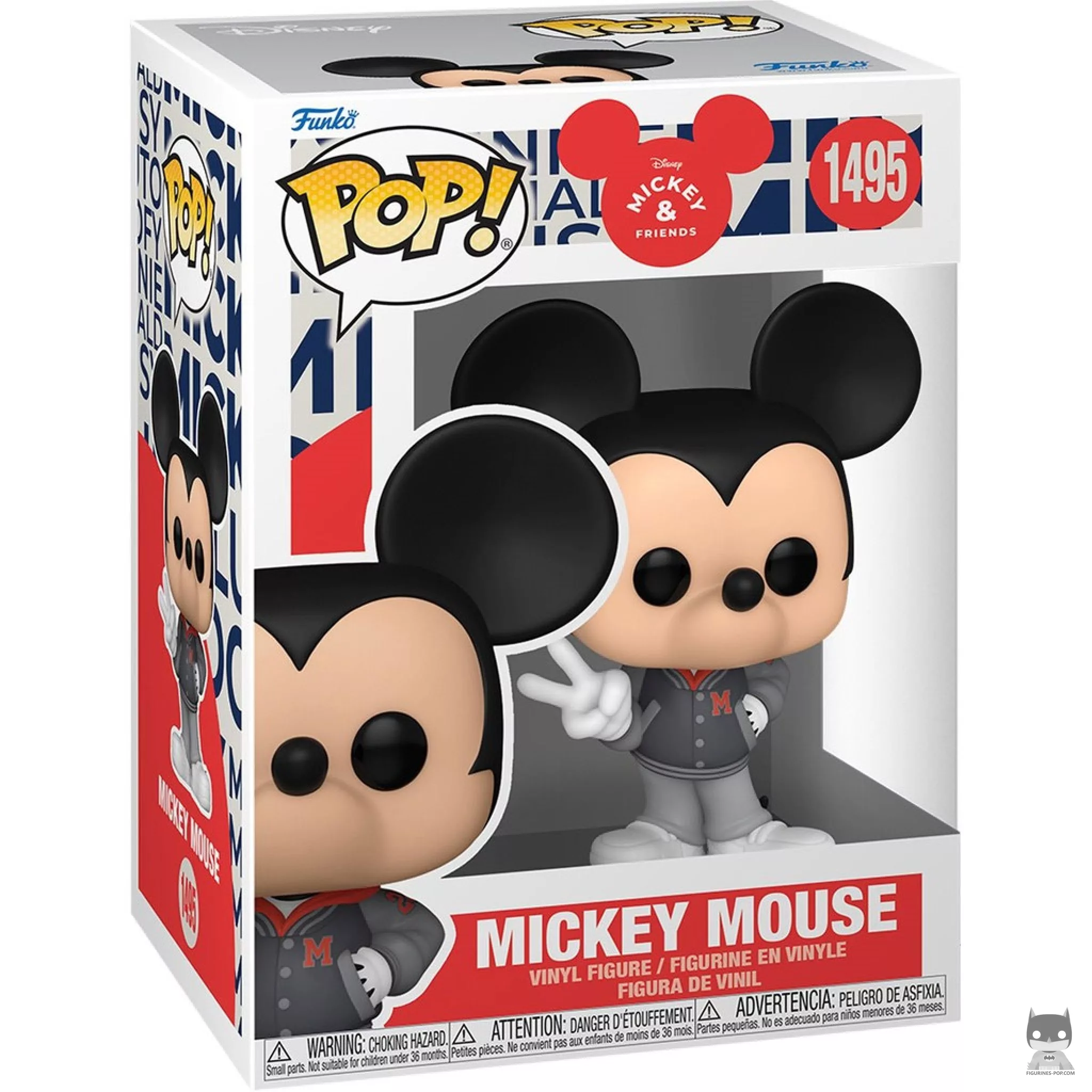 Figurine Funko POP Mickey Mouse (Streetwear) avec boîte