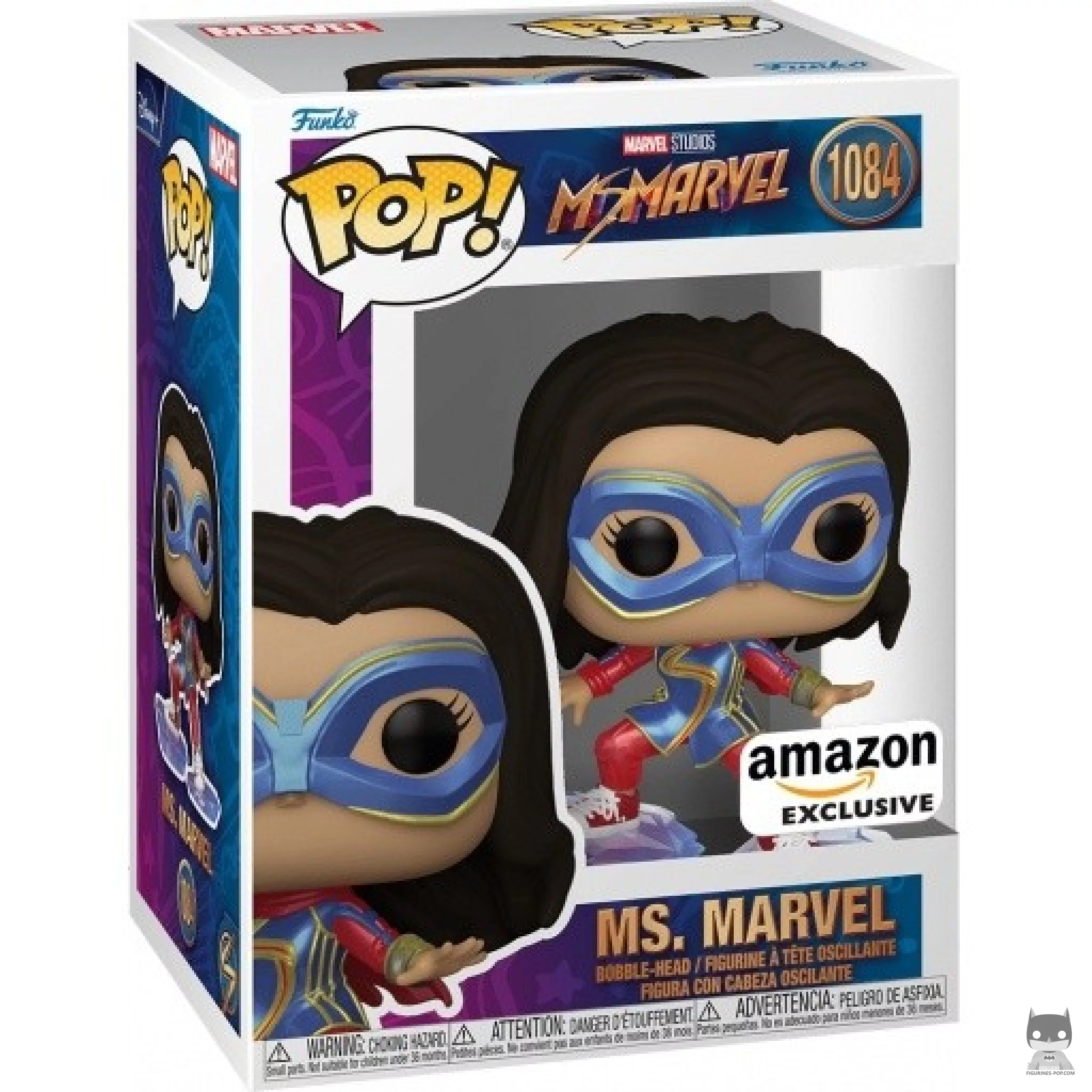 Figurine Funko POP Ms. Marvel avec boîte