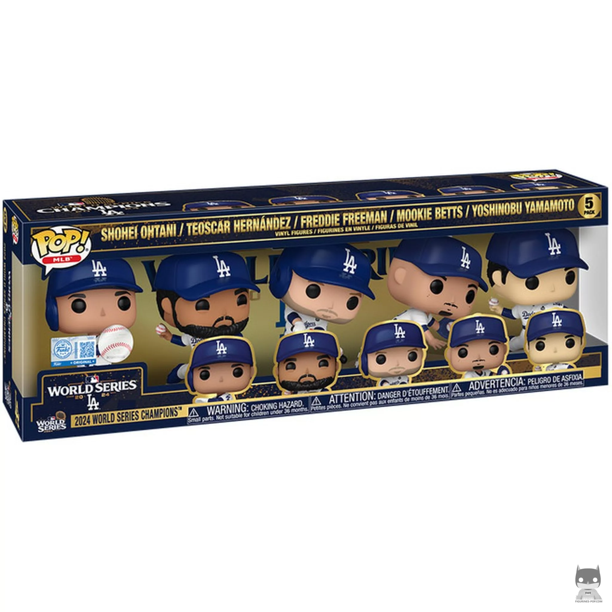 Figurine Funko POP Los Angeles Dodgers 2024 MLB World Series Champions avec boîte