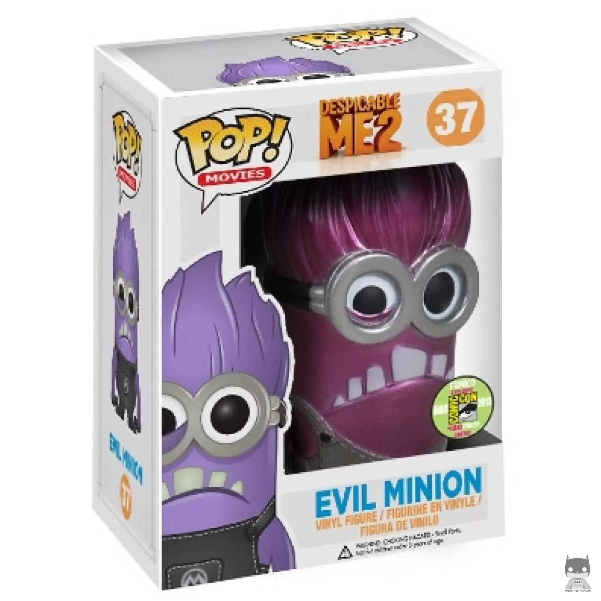 Figurine Funko POP Minion Démoniaque (Metallic) avec boîte