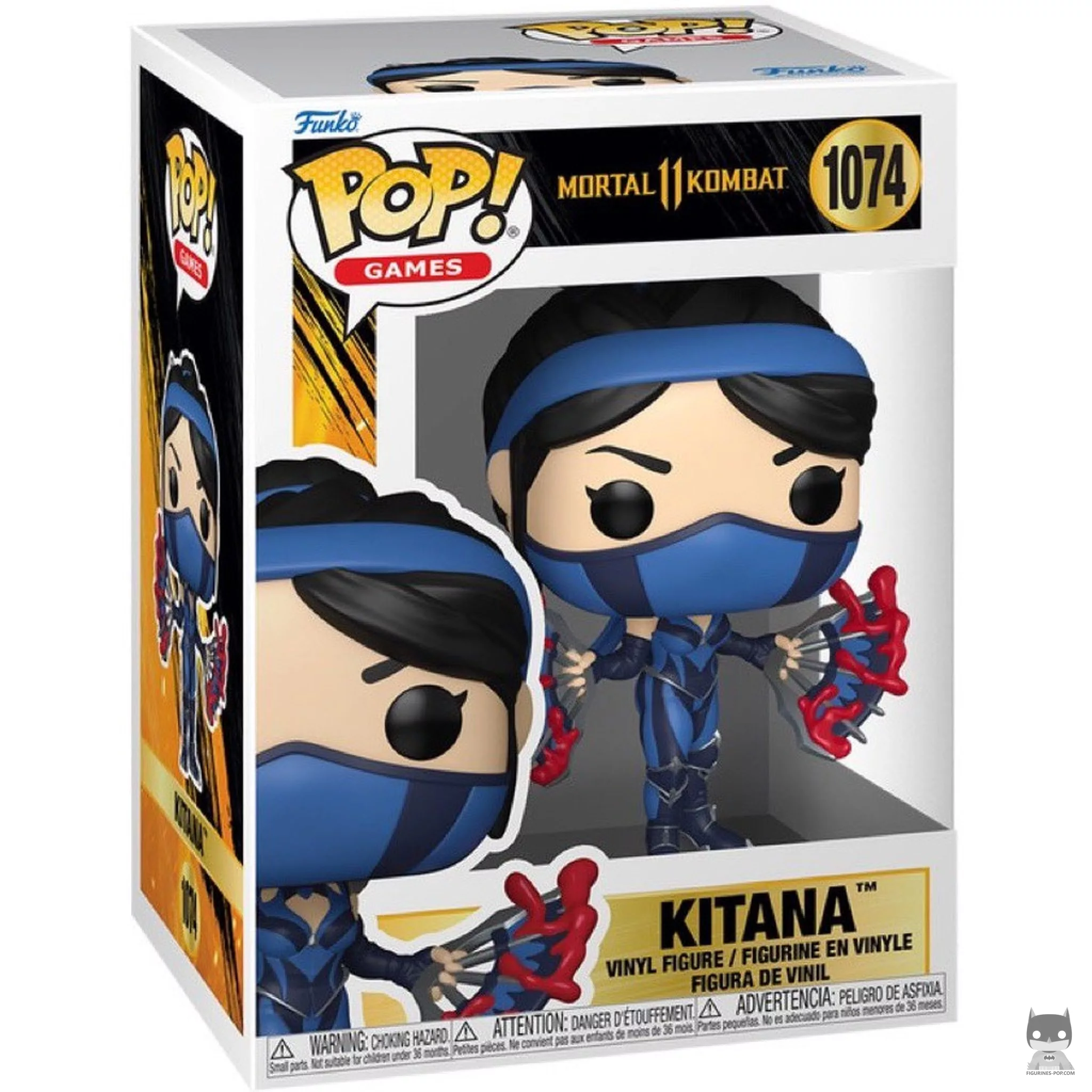 Figurine Funko POP Kitana (Mortal Kombat 11) avec boîte