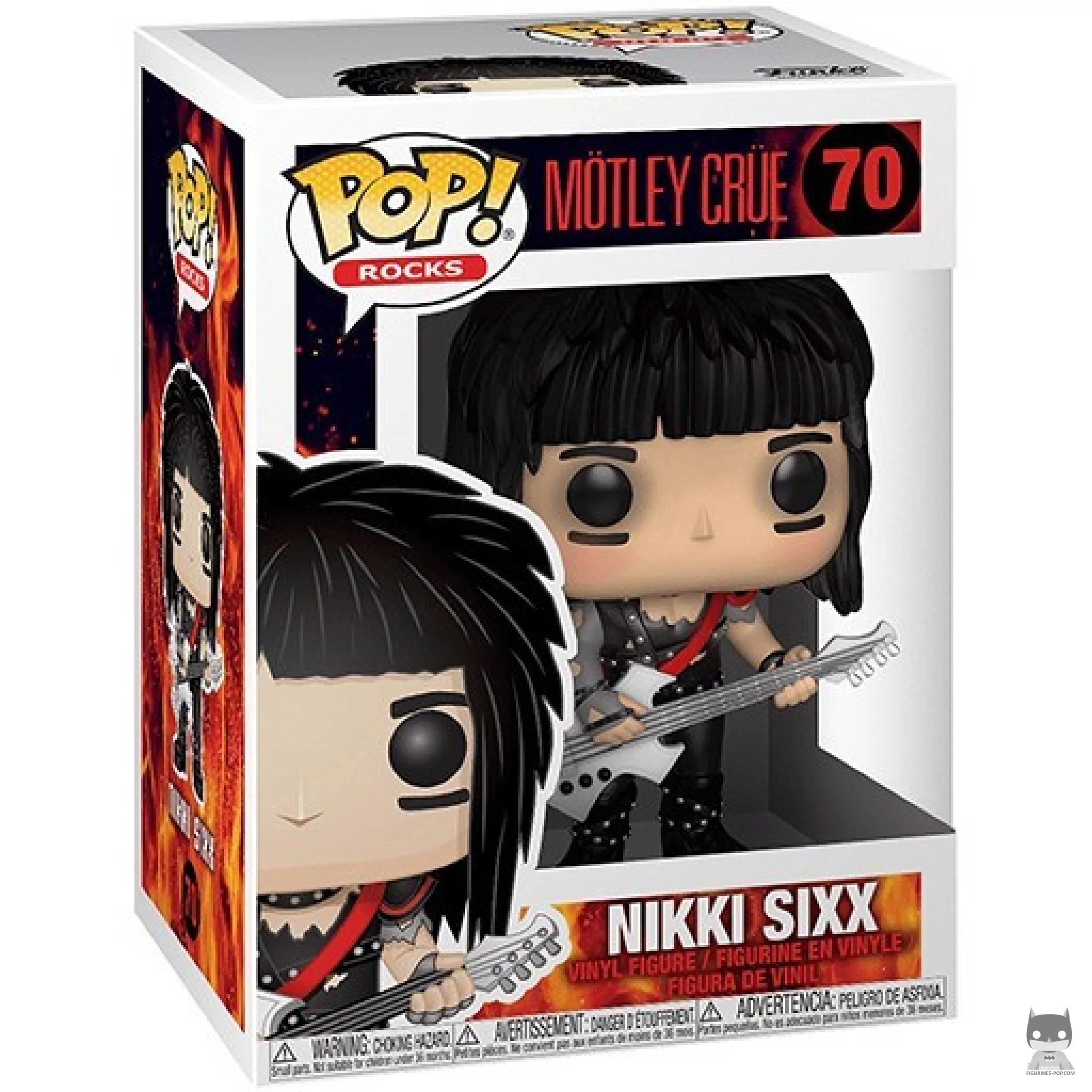 Figurine Funko POP Nikki Sixx avec boîte