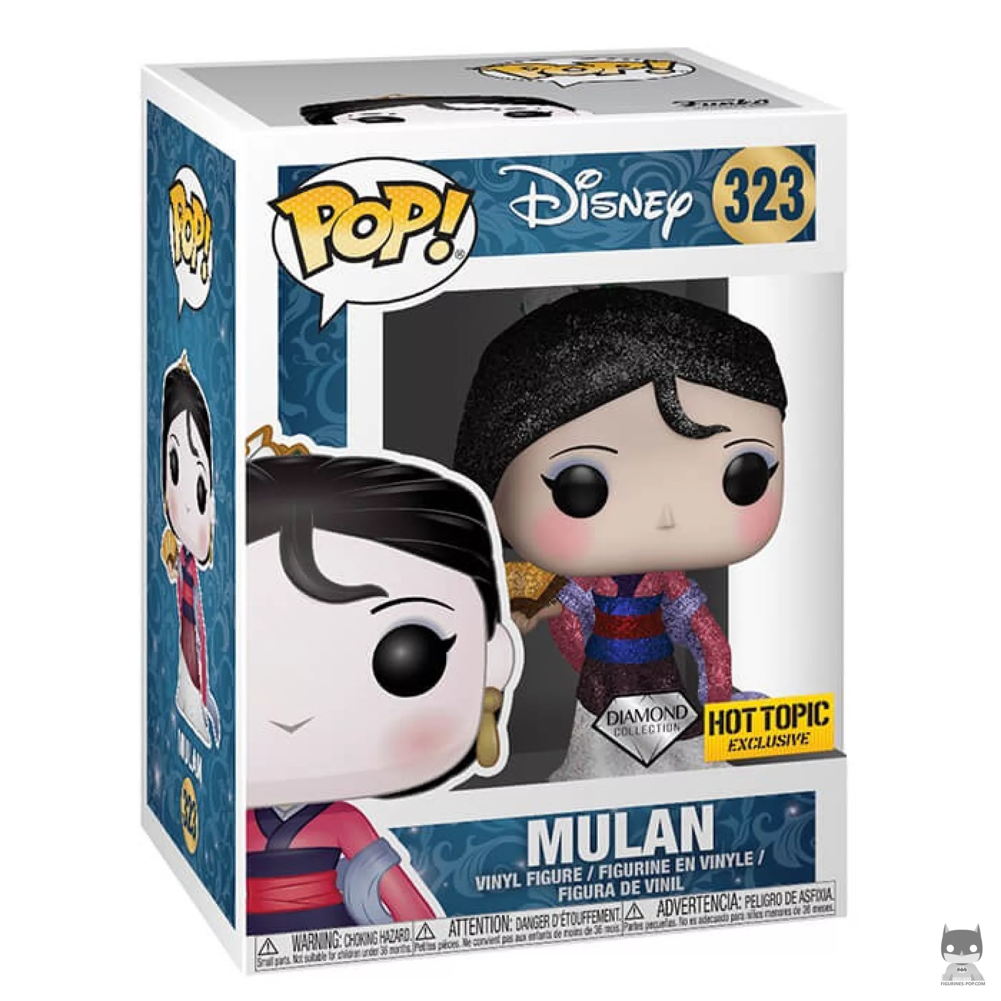 Figurine Funko POP Mulan (Diamond Glitter) avec boîte
