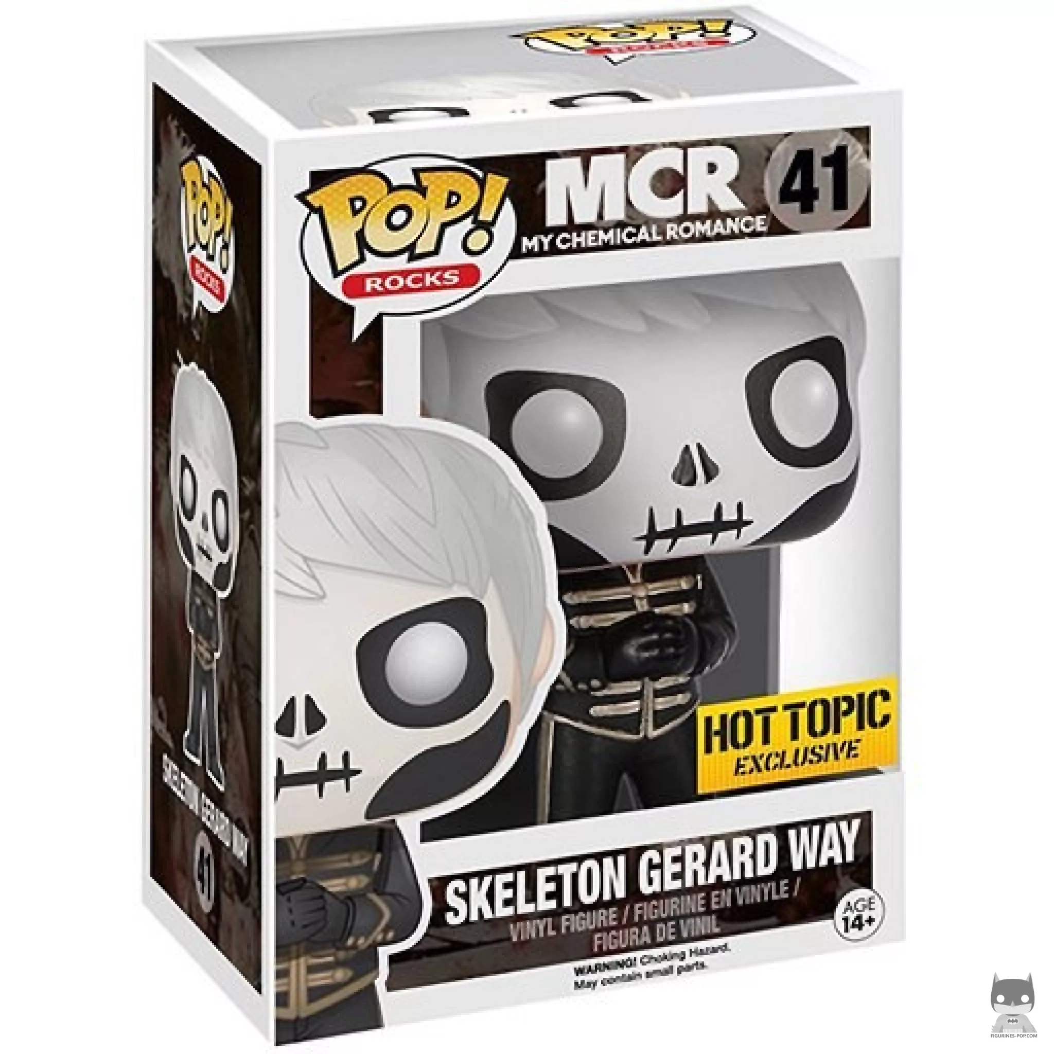 Figurine Funko POP Gerard Way (Skeleton) avec boîte