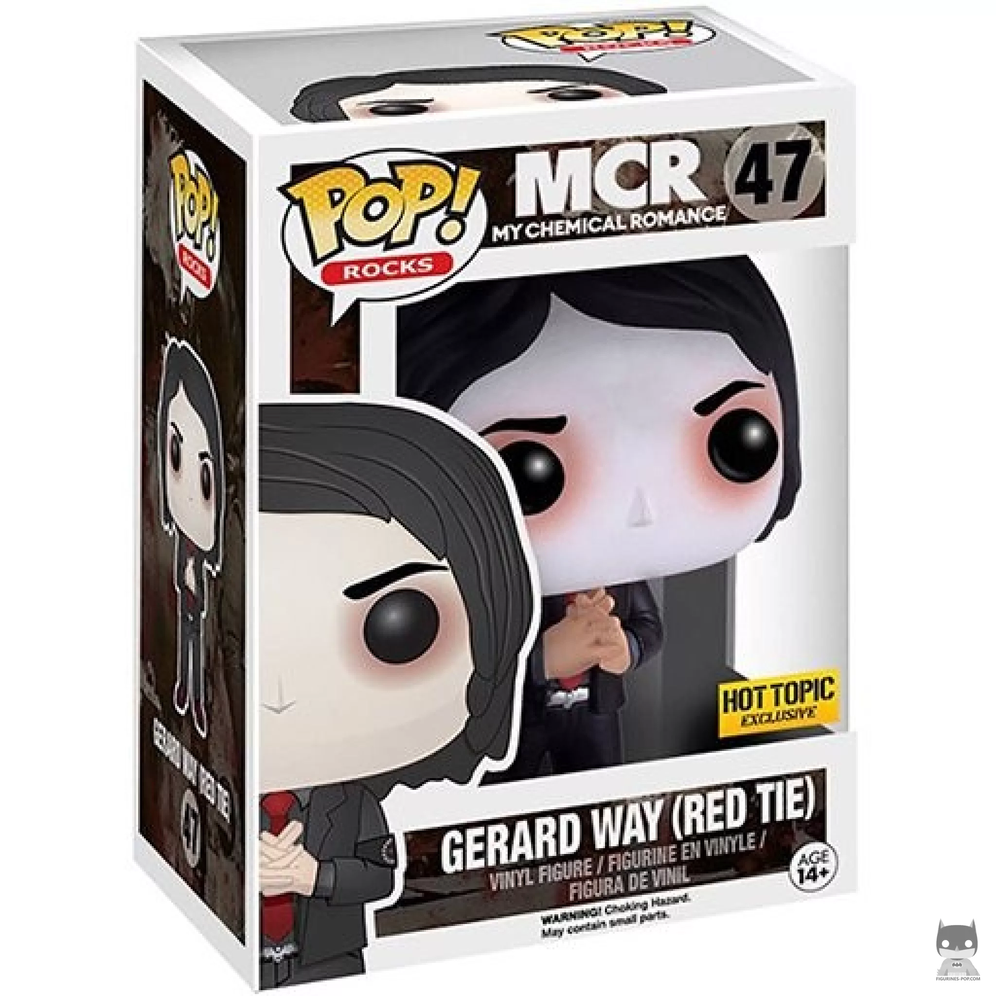 Figurine Funko POP Gerard Way (Avec Cravate Rouge) avec boîte