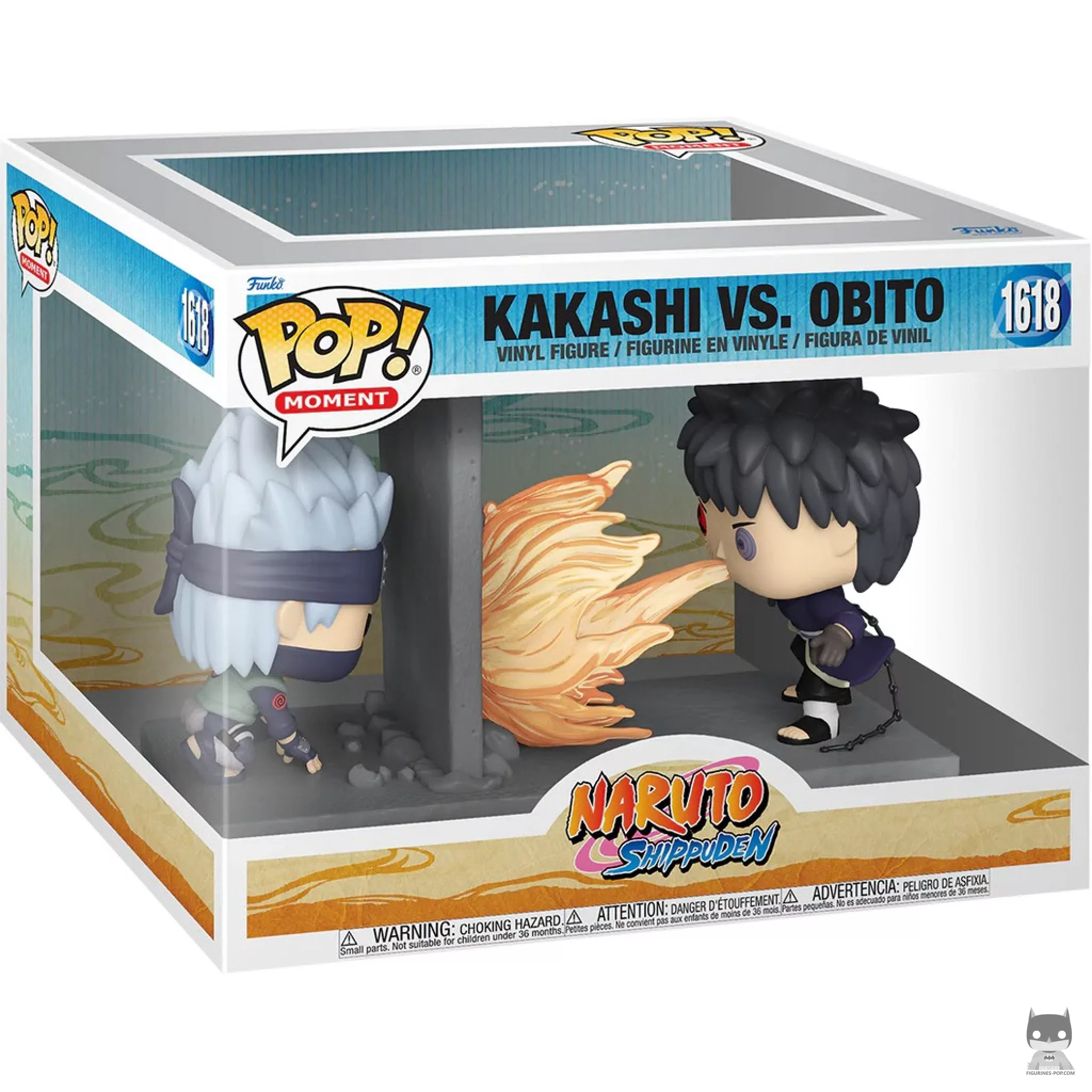 Figurine Funko POP Kakashi vs. Obito (Moment) avec boîte