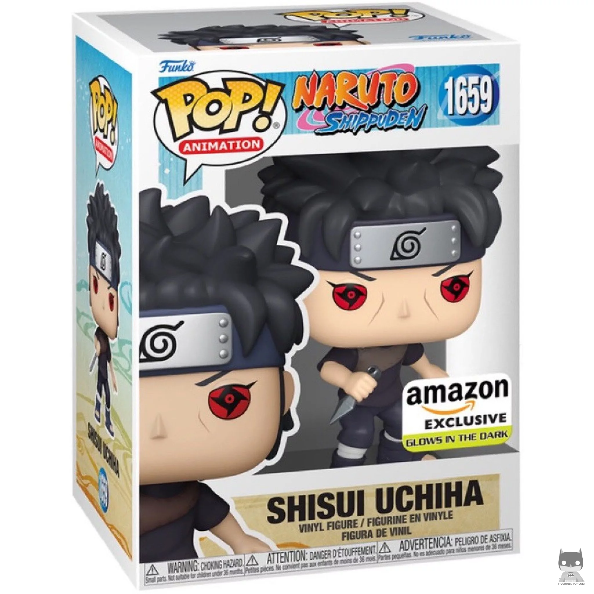 Figurine Funko POP Shisui Uchiwa (Glow in the Dark) avec boîte