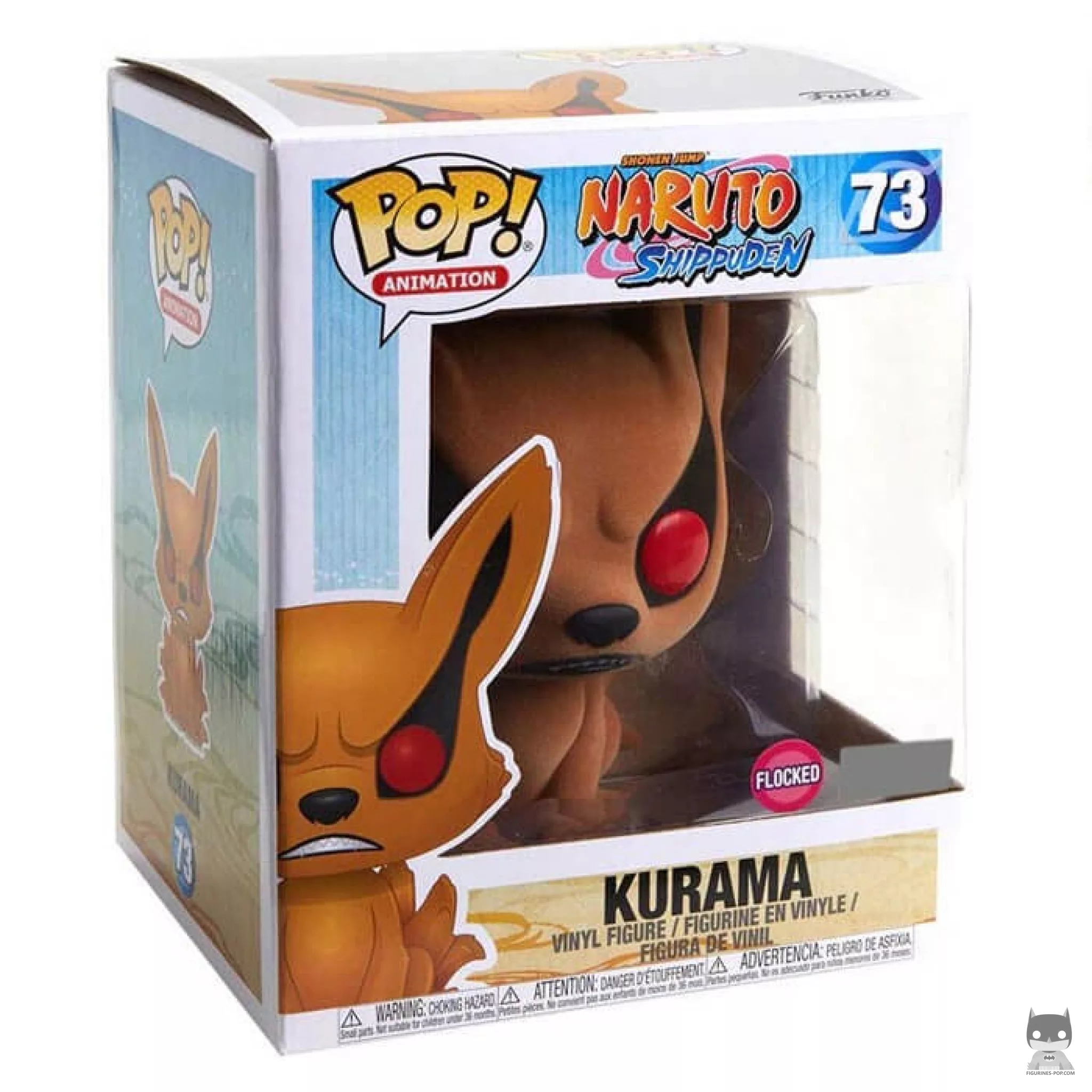 Figurine Funko POP Kurama (Flocked) avec boîte