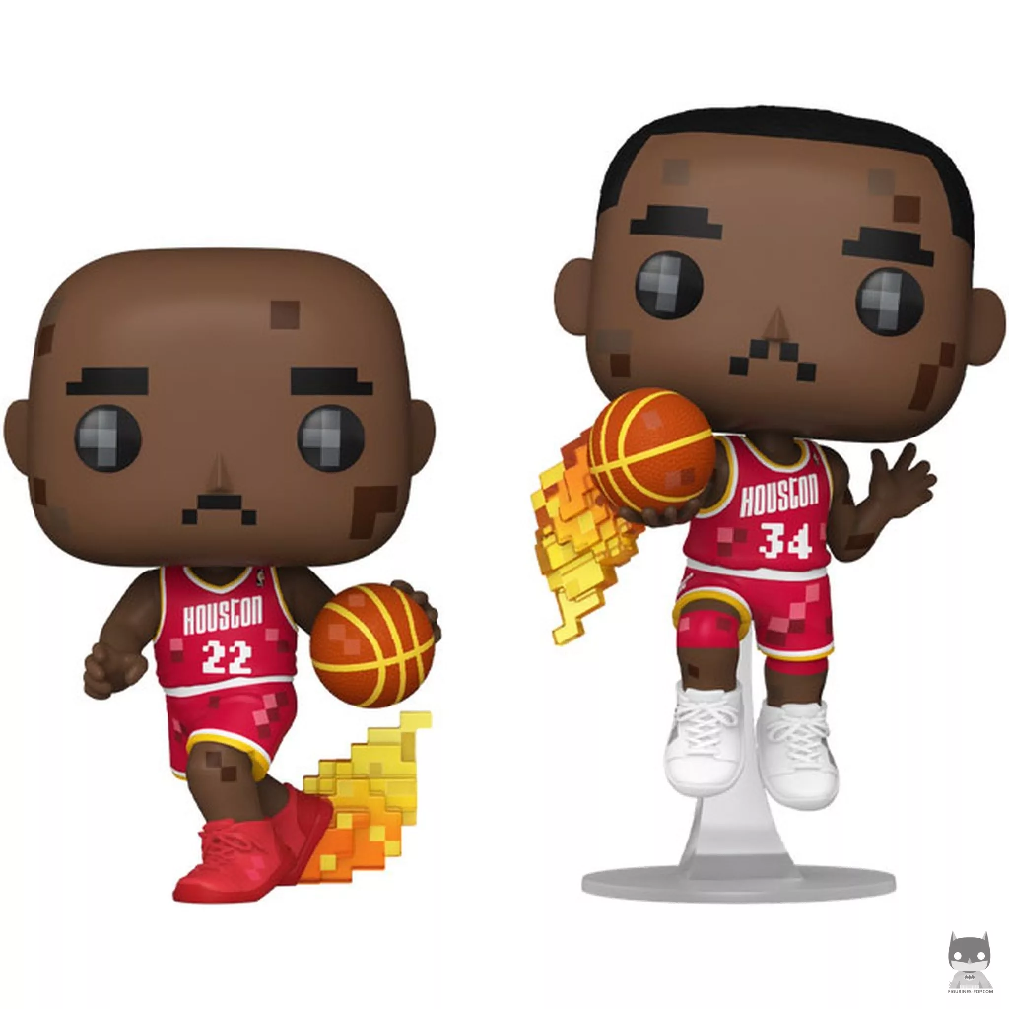 Figurine Funko POP Clyde Drexler & Hakeem Olajuwon (NBA Jam) (NBA)