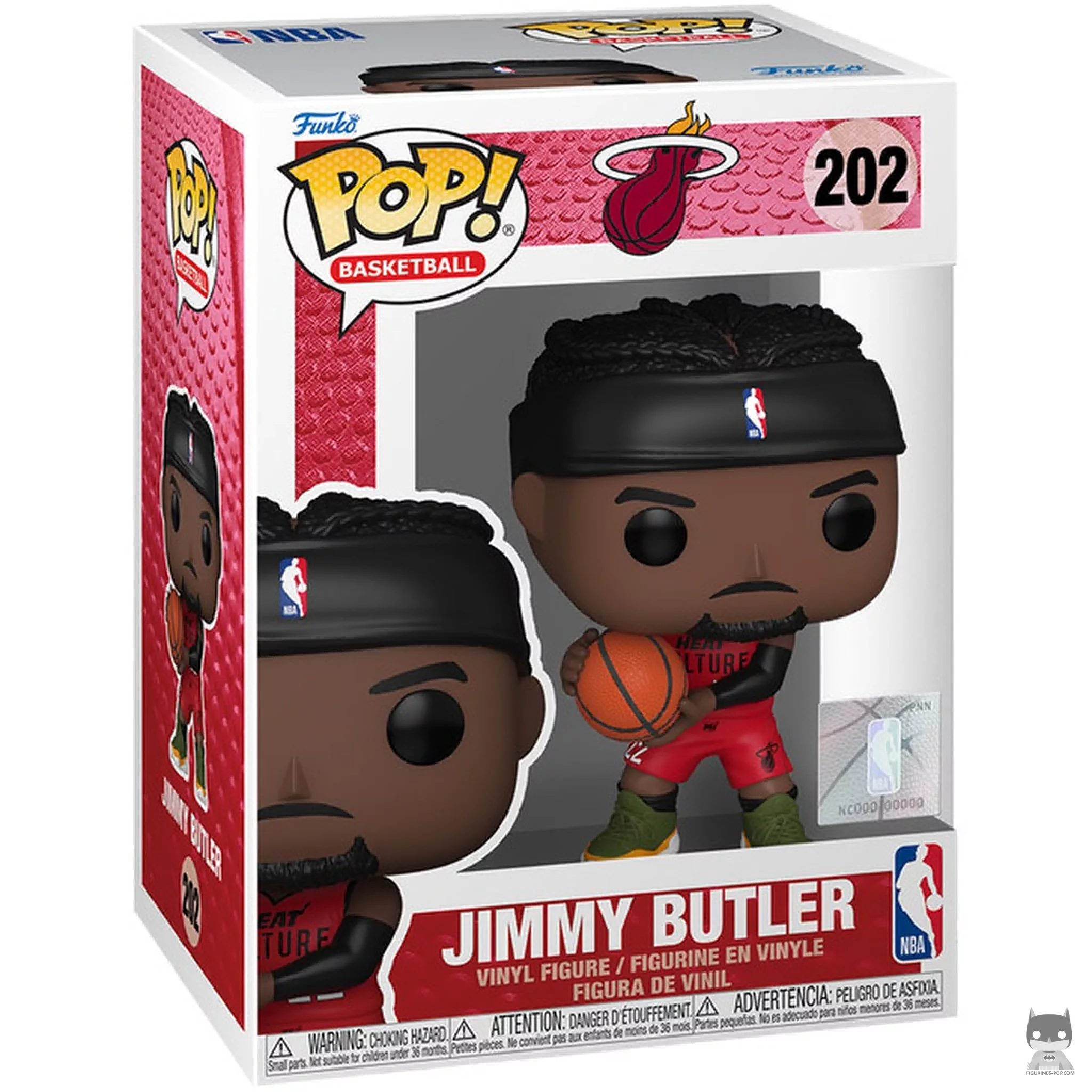 Figurine Funko POP Jimmy Butler (2024 City Edition Uniform) avec boîte