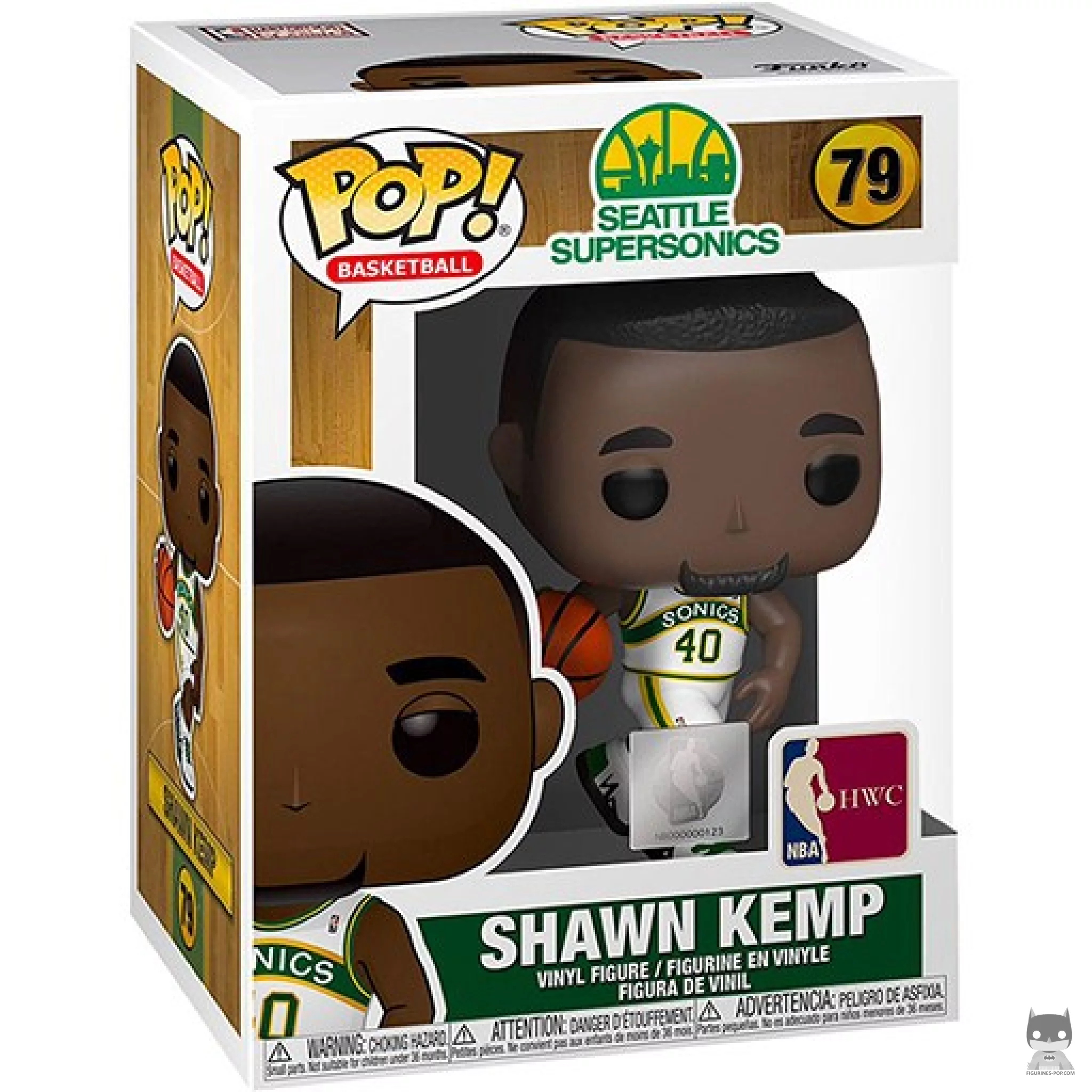 Figurine Funko POP Shawn Kemp (Sonics home) avec boîte