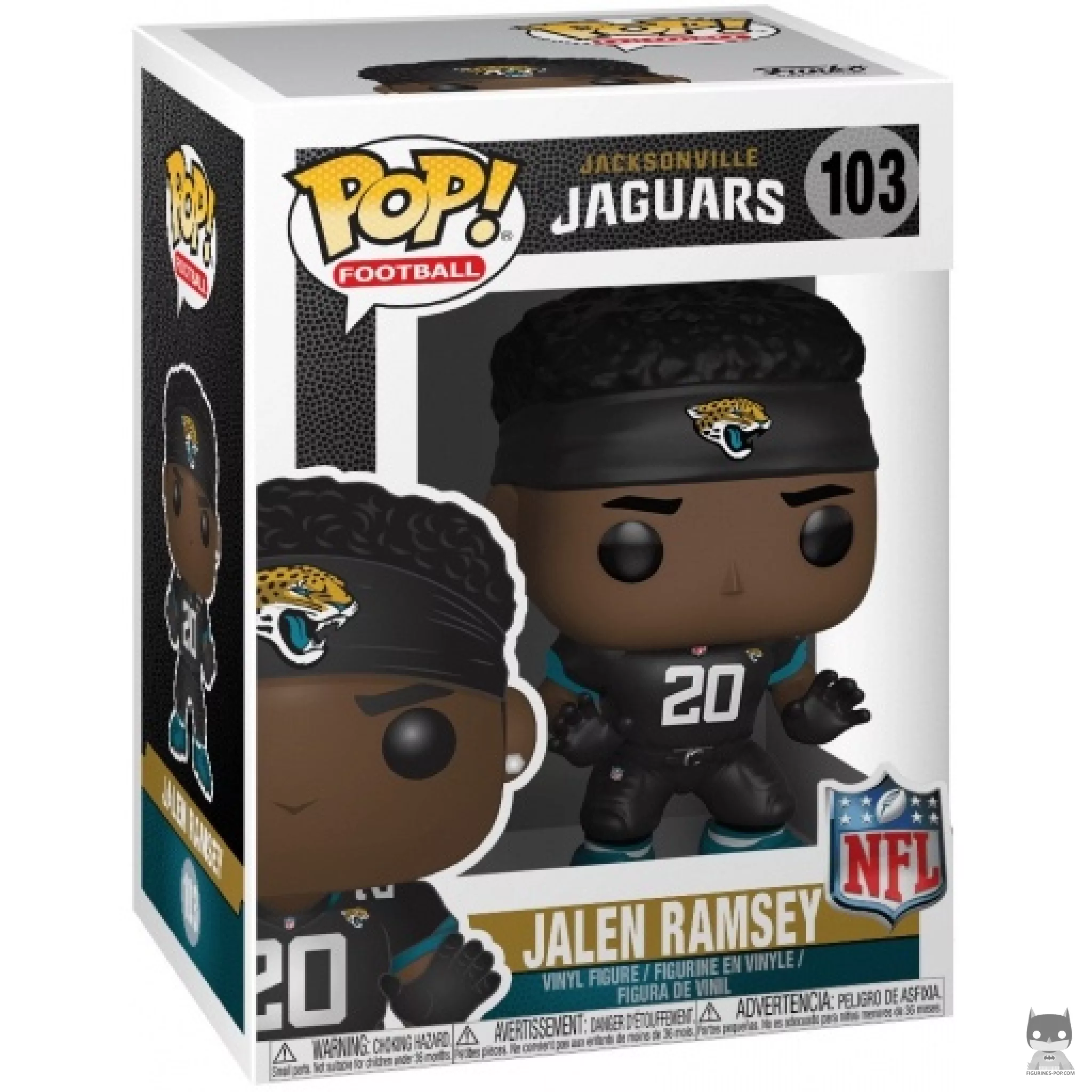 Figurine Funko POP Jalen Ramsey avec boîte