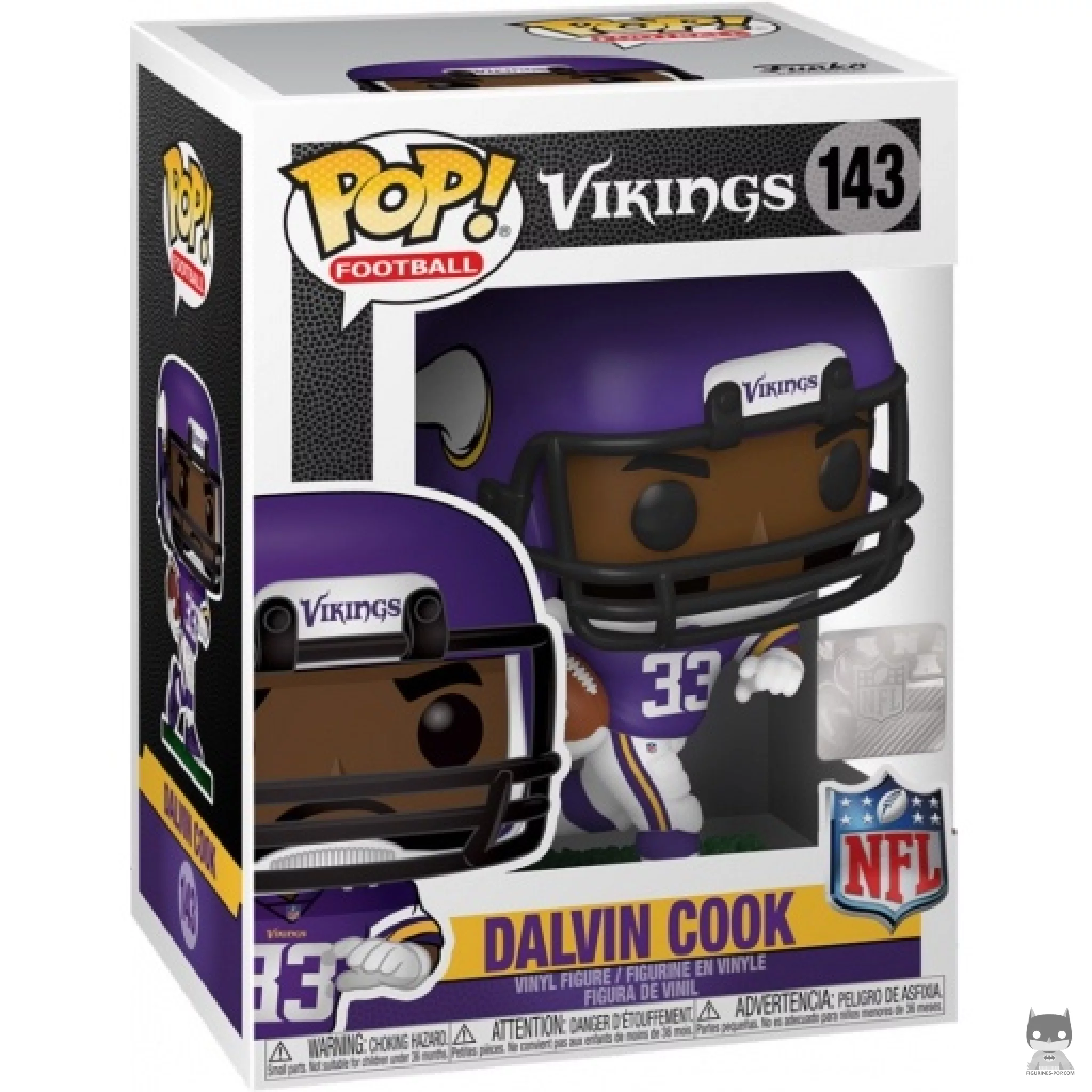 Figurine Funko POP Dalvin Cook avec boîte