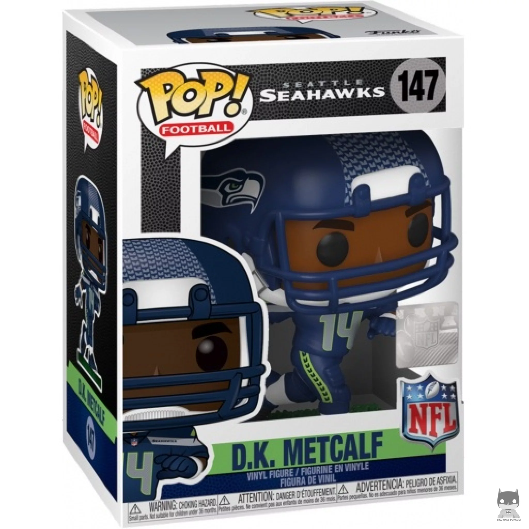 Figurine Funko POP D.K. Metcalf avec boîte