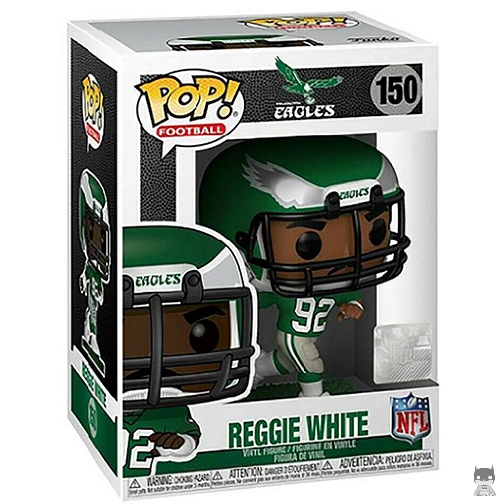 Figurine Funko POP Reggie White avec boîte