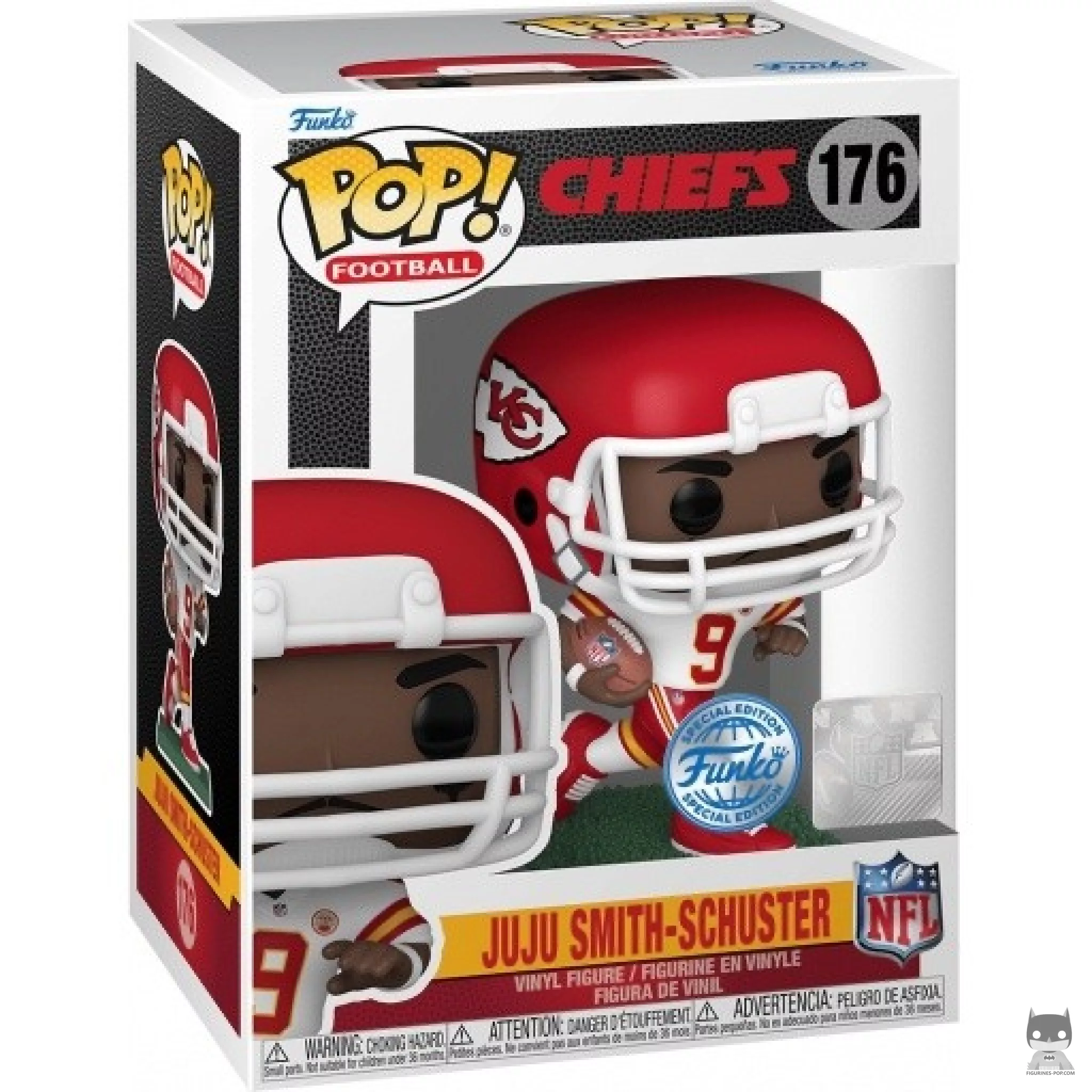 Figurine Funko POP JuJu Smith-Schuster avec boîte