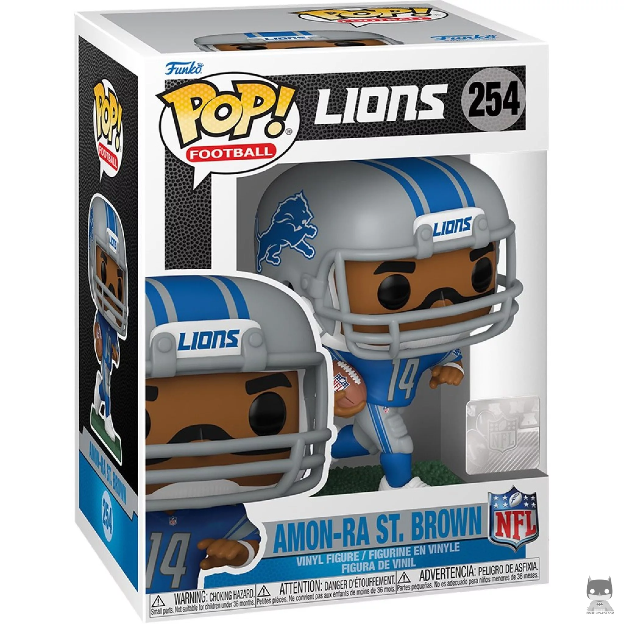 Figurine Funko POP Amon-Ra St. Brown avec boîte