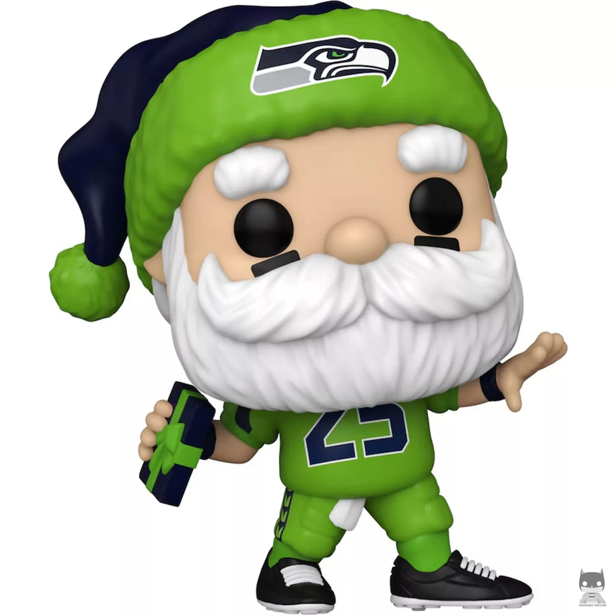 Figurine Funko POP Père Noël Seattle Seahawks (NFL)