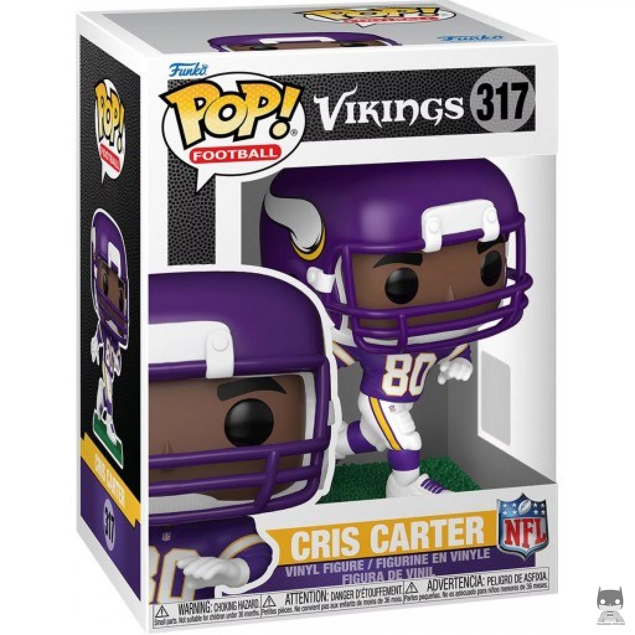 Figurine Funko POP Cris Carter (Vikings) avec boîte