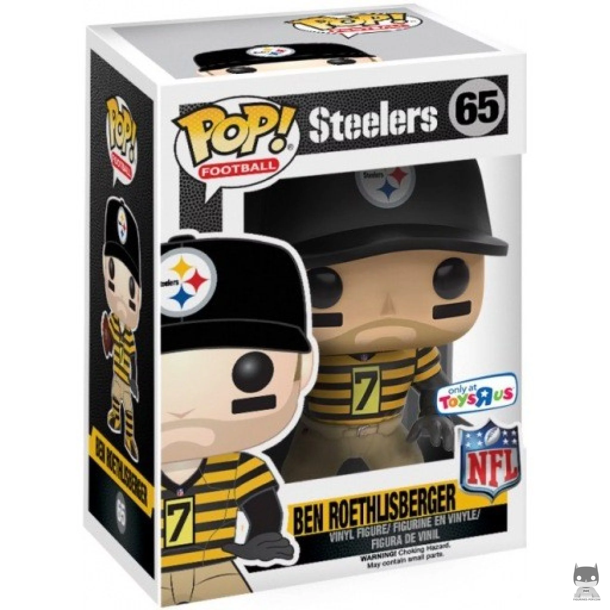 Figurine Funko POP Ben Roethlisberger (Maillot Throwback) avec boîte
