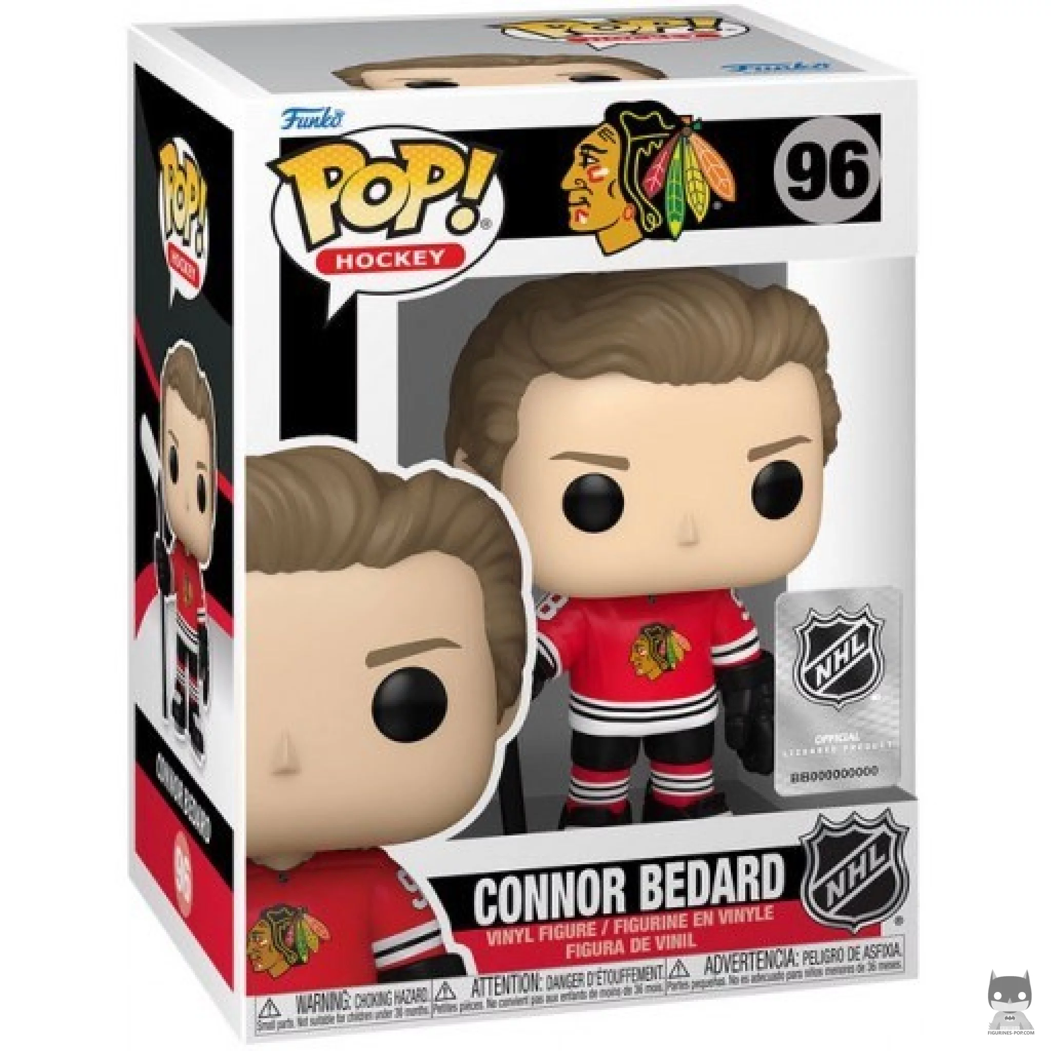 Figurine Funko POP Connor Bedard avec boîte