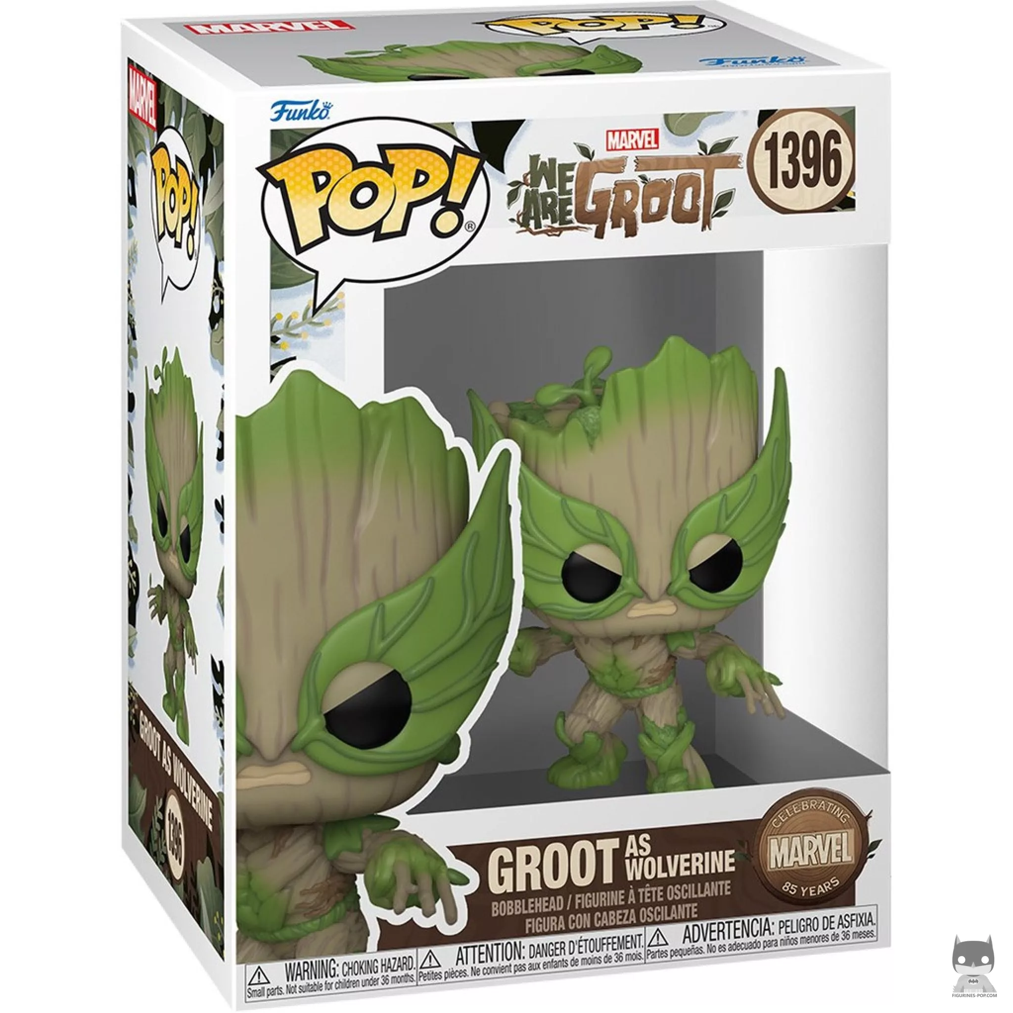Figurine Funko POP Groot en Wolverine avec boîte