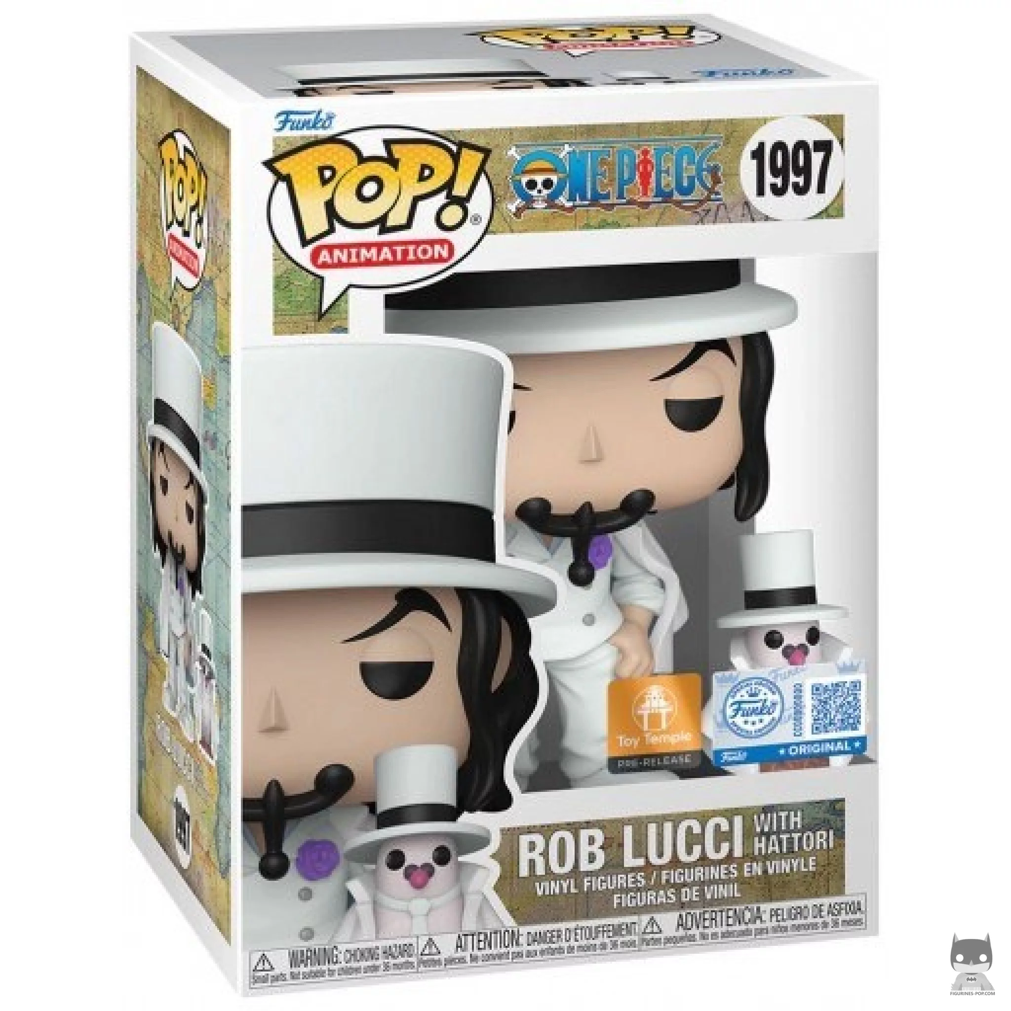 Figurine Funko POP Rob Lucci avec Hattori avec boîte