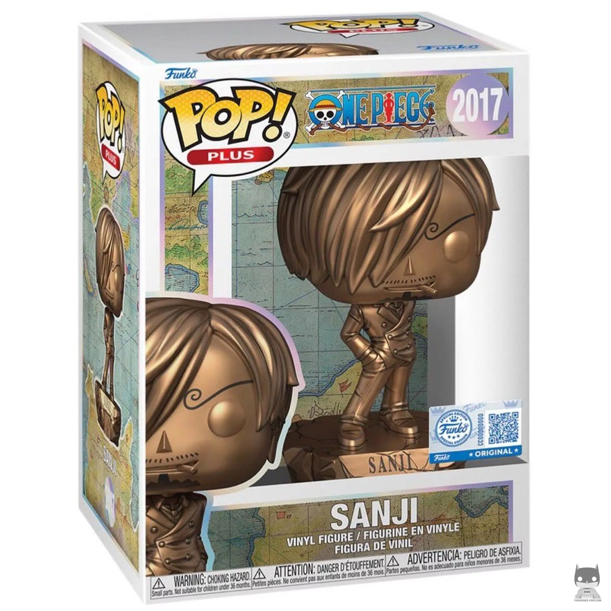 Figurine Funko POP Sanji (Bronze) avec boîte