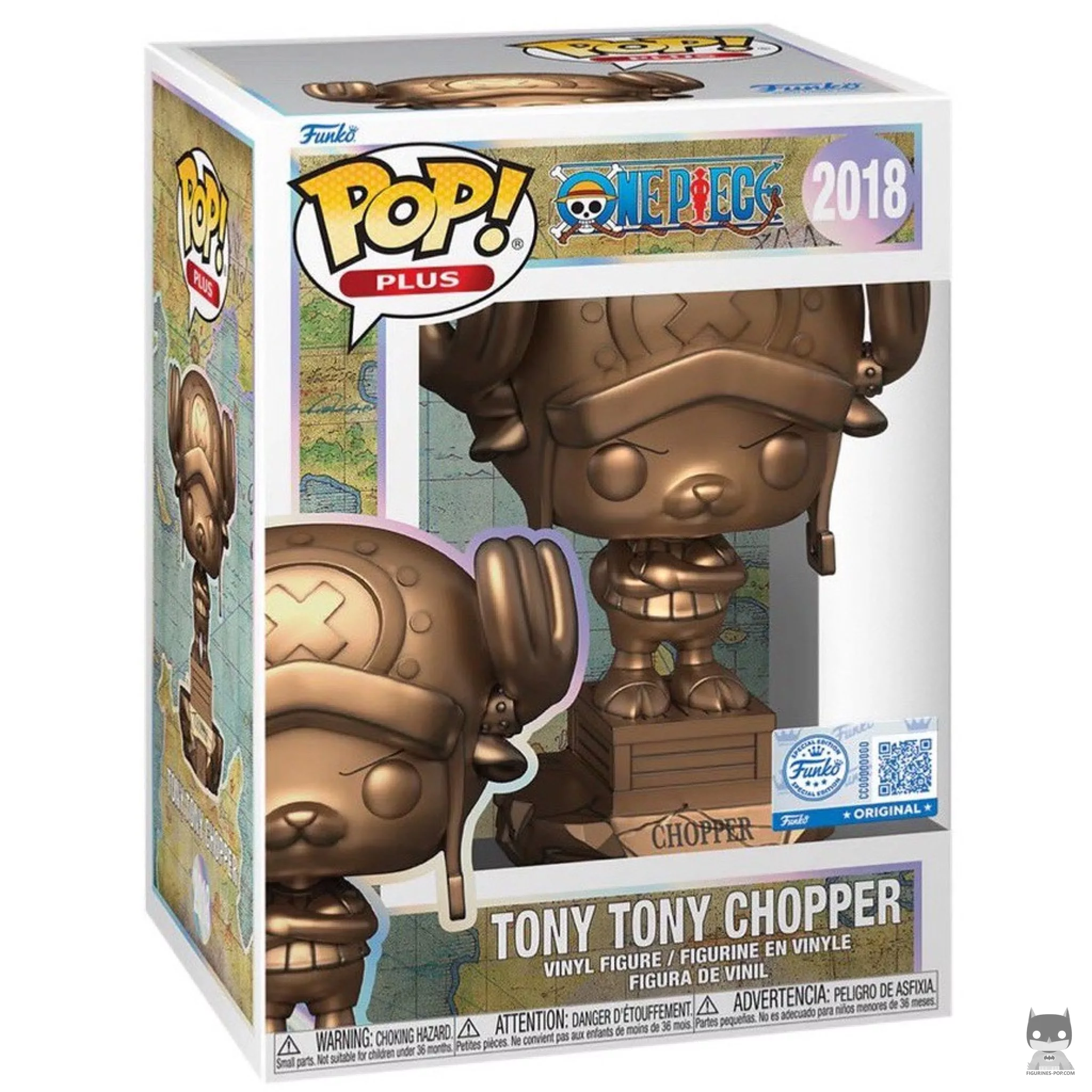 Figurine Funko POP Tony Tony Chopper (Bronze) avec boîte