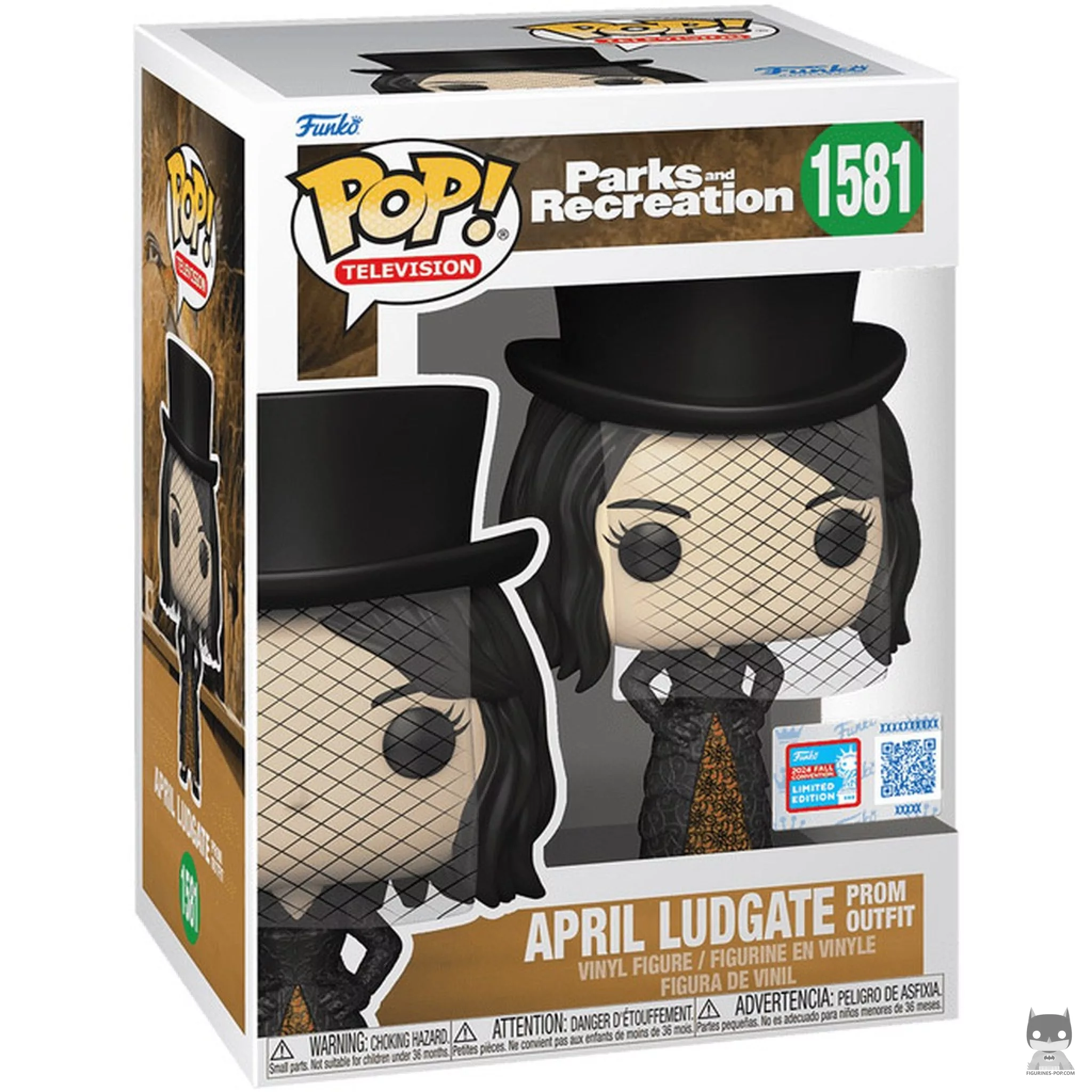 Figurine Funko POP April Ludgate (Tenue de bal) avec boîte