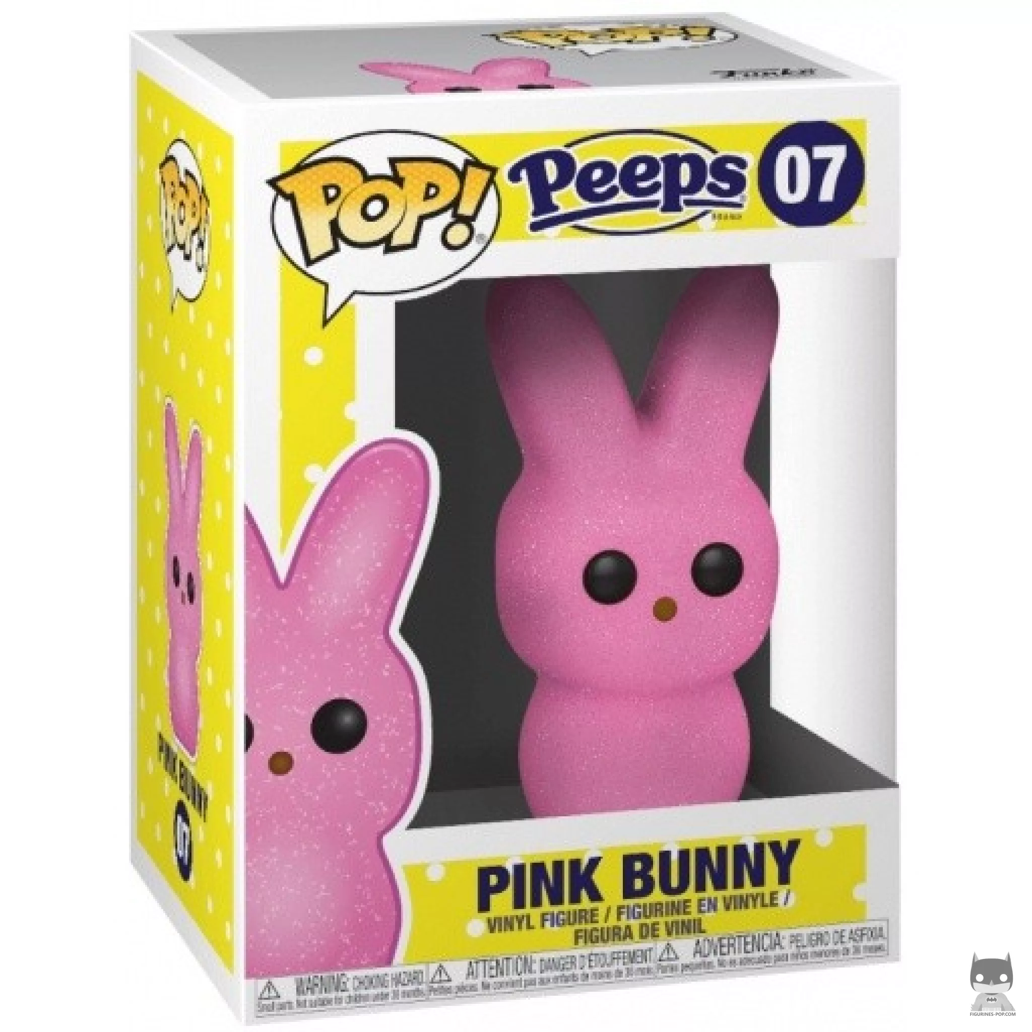 Figurine Funko POP Lapin Rose avec boîte