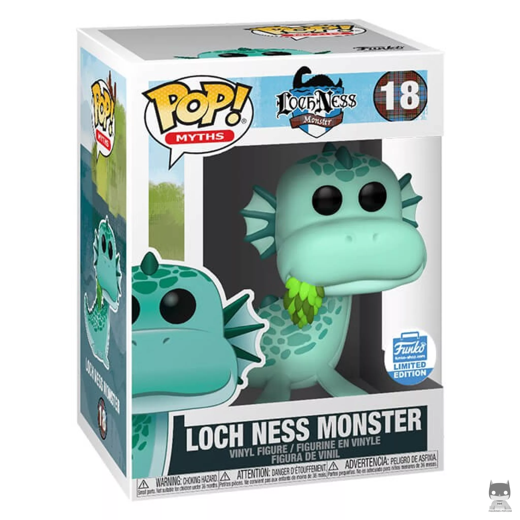 Figurine Funko POP Le monstre du Loch Ness avec boîte