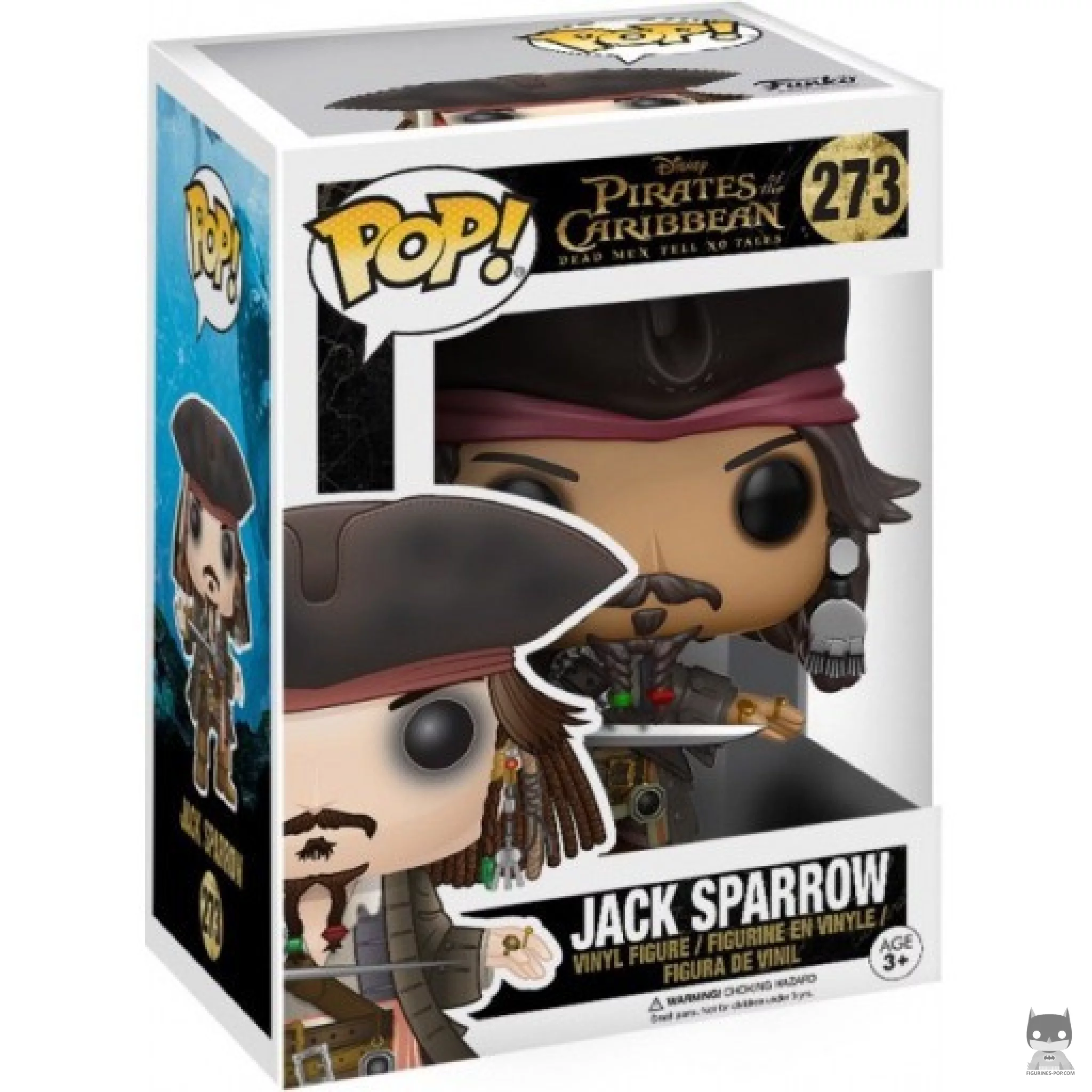 Figurine Funko POP Capitaine Jack Sparrow avec boîte