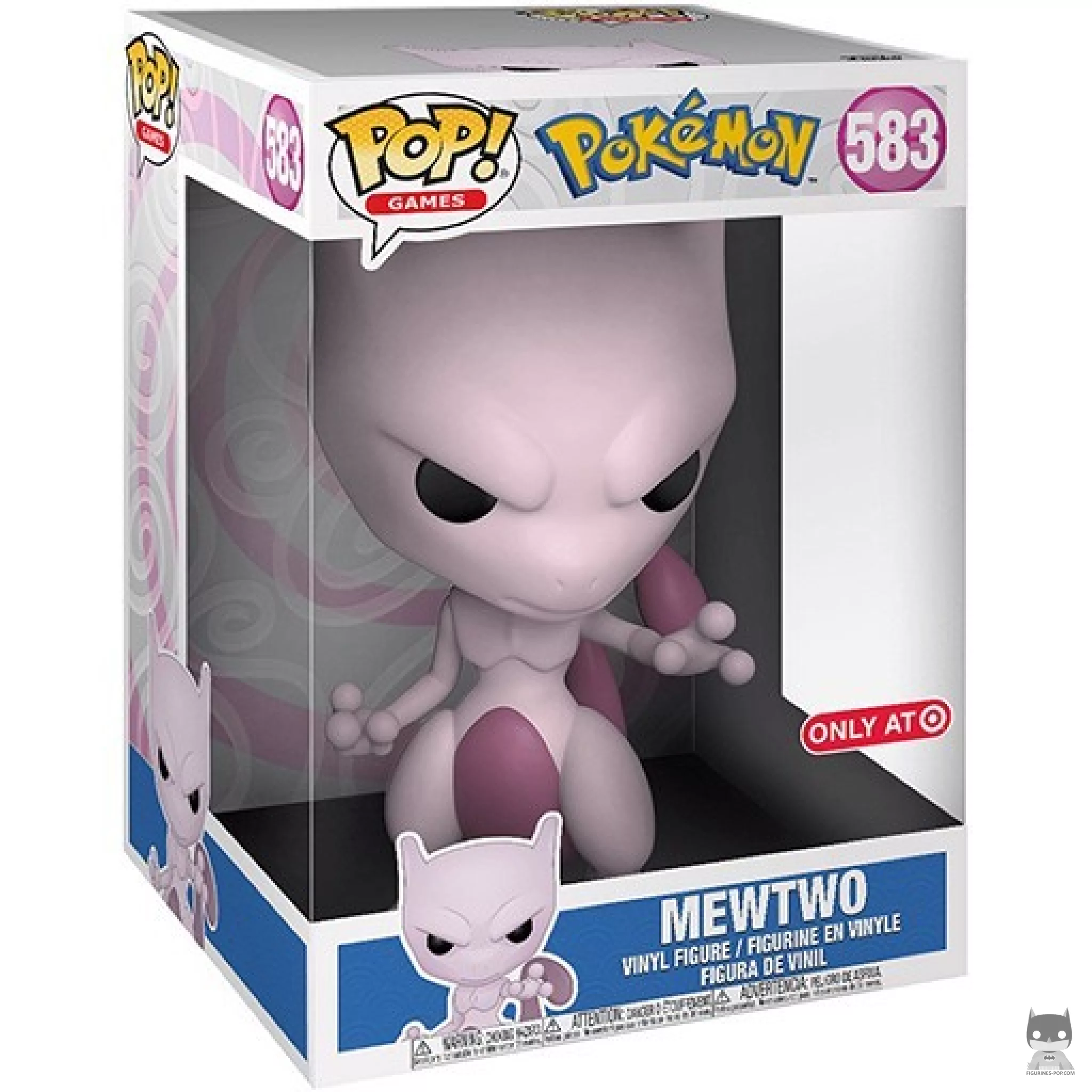 Figurine Funko POP Mewtwo (Supersized 10'') avec boîte