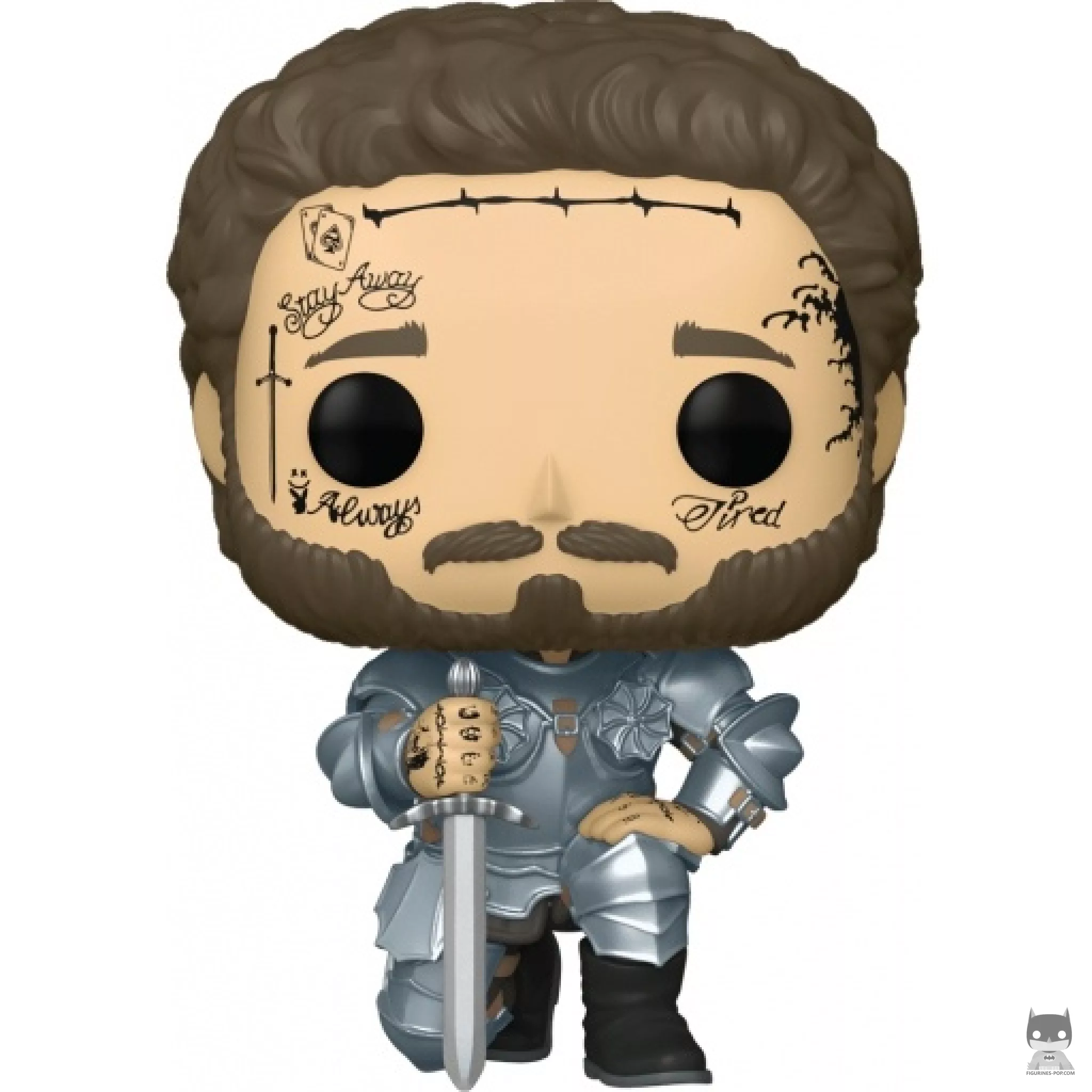 Figurine Funko POP Post Malone en Armure de Chevalier (Post Malone)