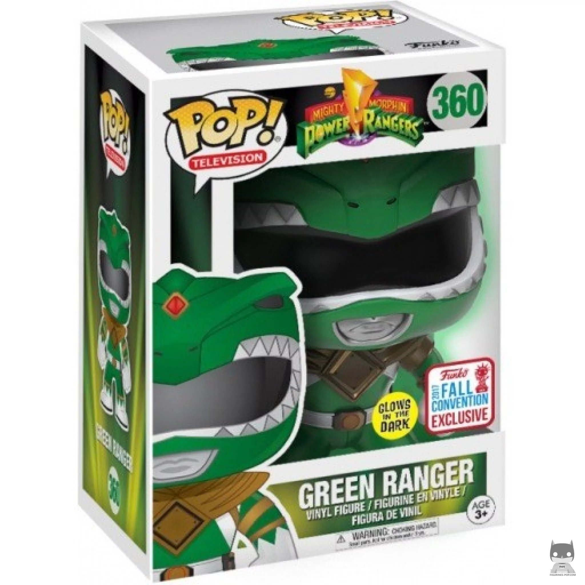 Figurine Funko POP Ranger Vert (Glow in the Dark) avec boîte