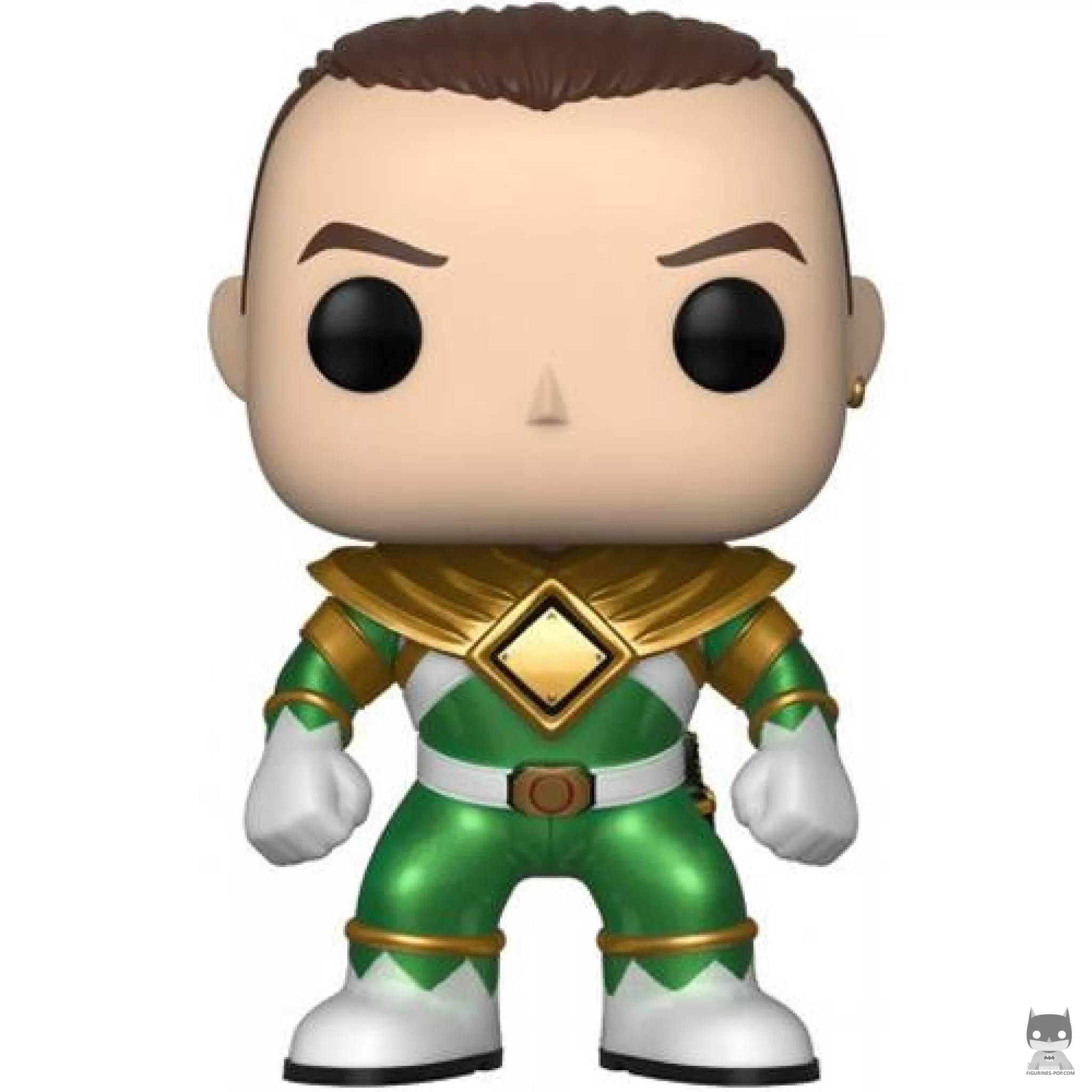 Figurine Funko POP Tommy Ranger Vert (sans casque) (Metallic) (Power Rangers)
