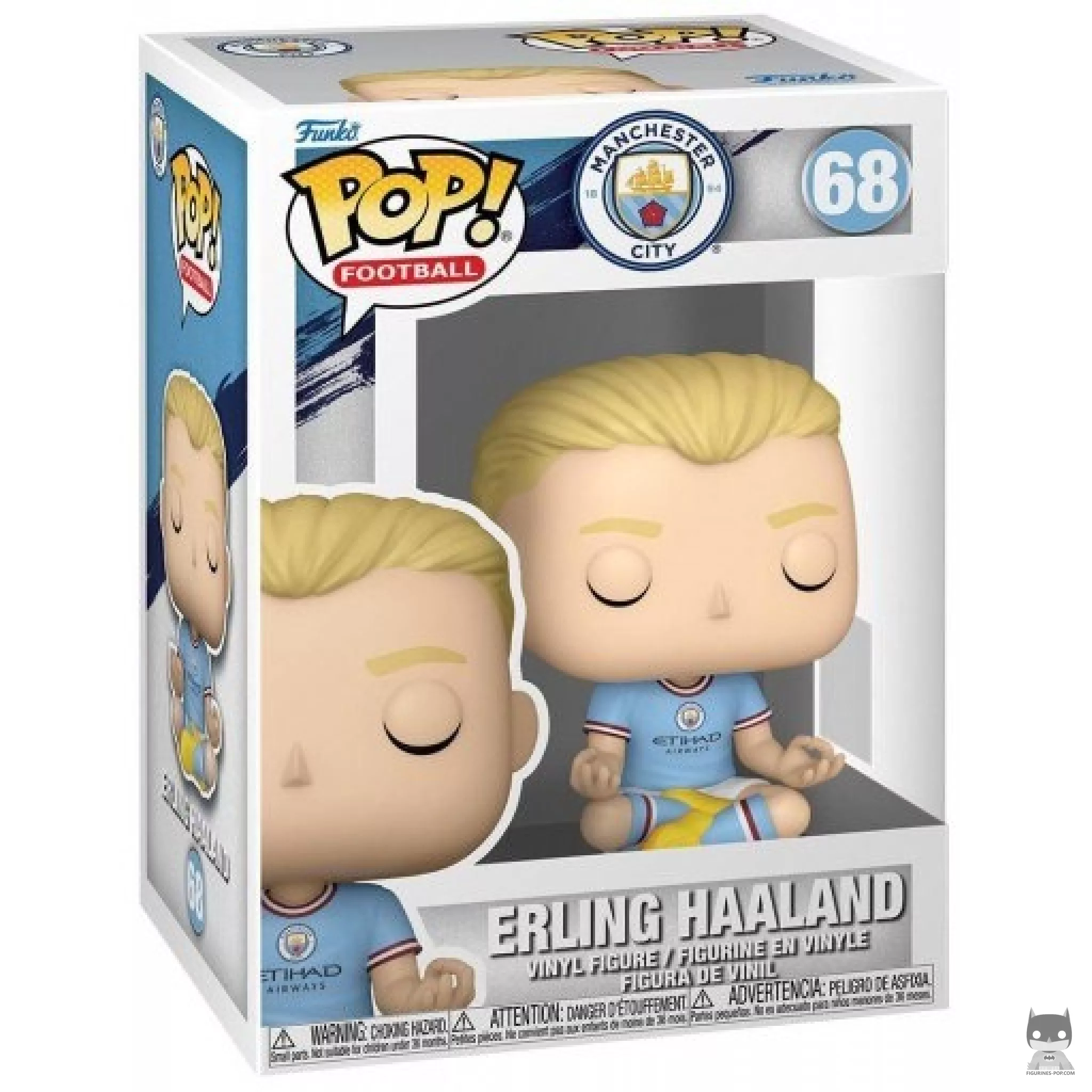 Figurine Funko POP Erling Haaland (Manchester City) avec boîte