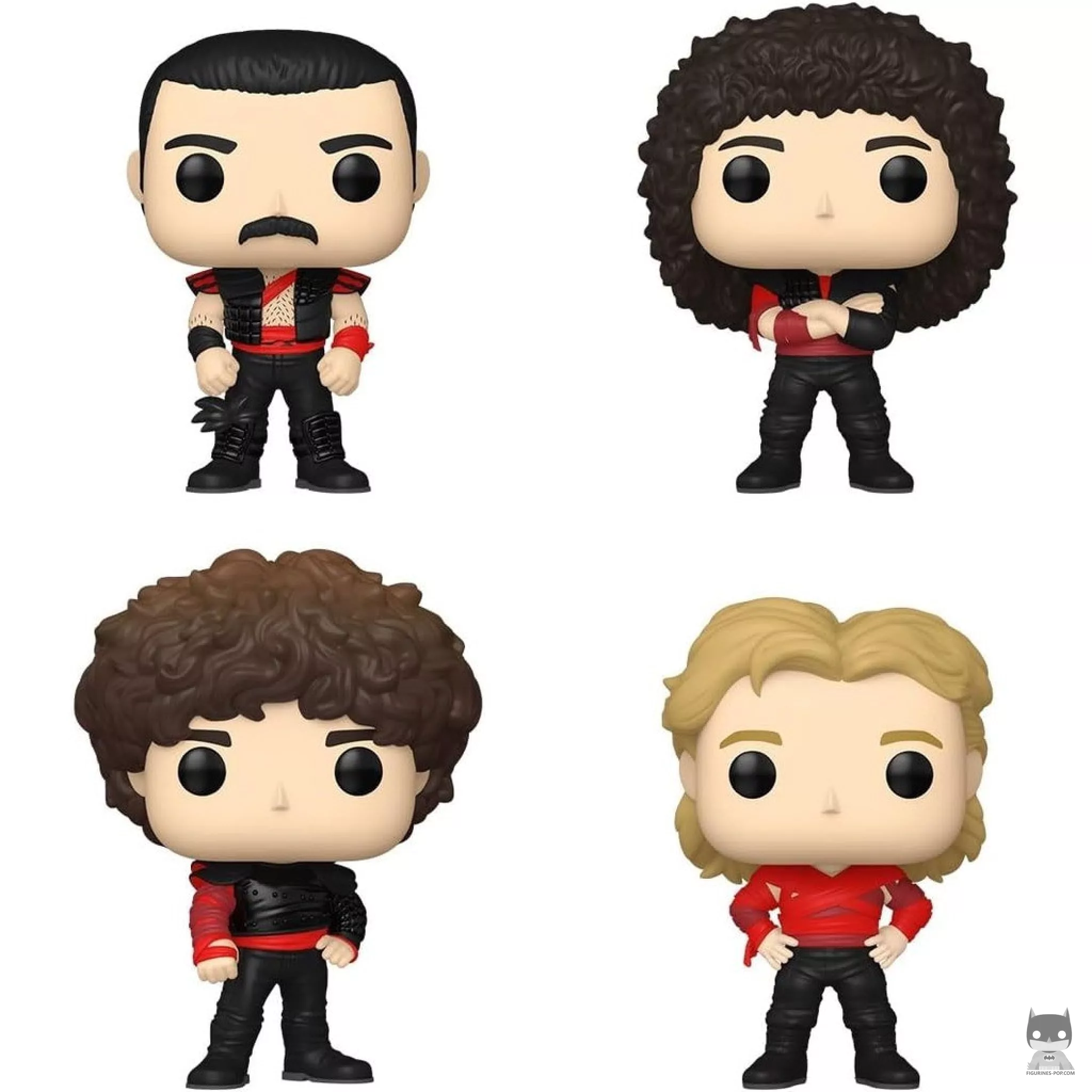 Figurine Funko POP Radio Ga Ga (Freddie Mercury, Brian May, John Deacon & Roger Taylor) (Queen)