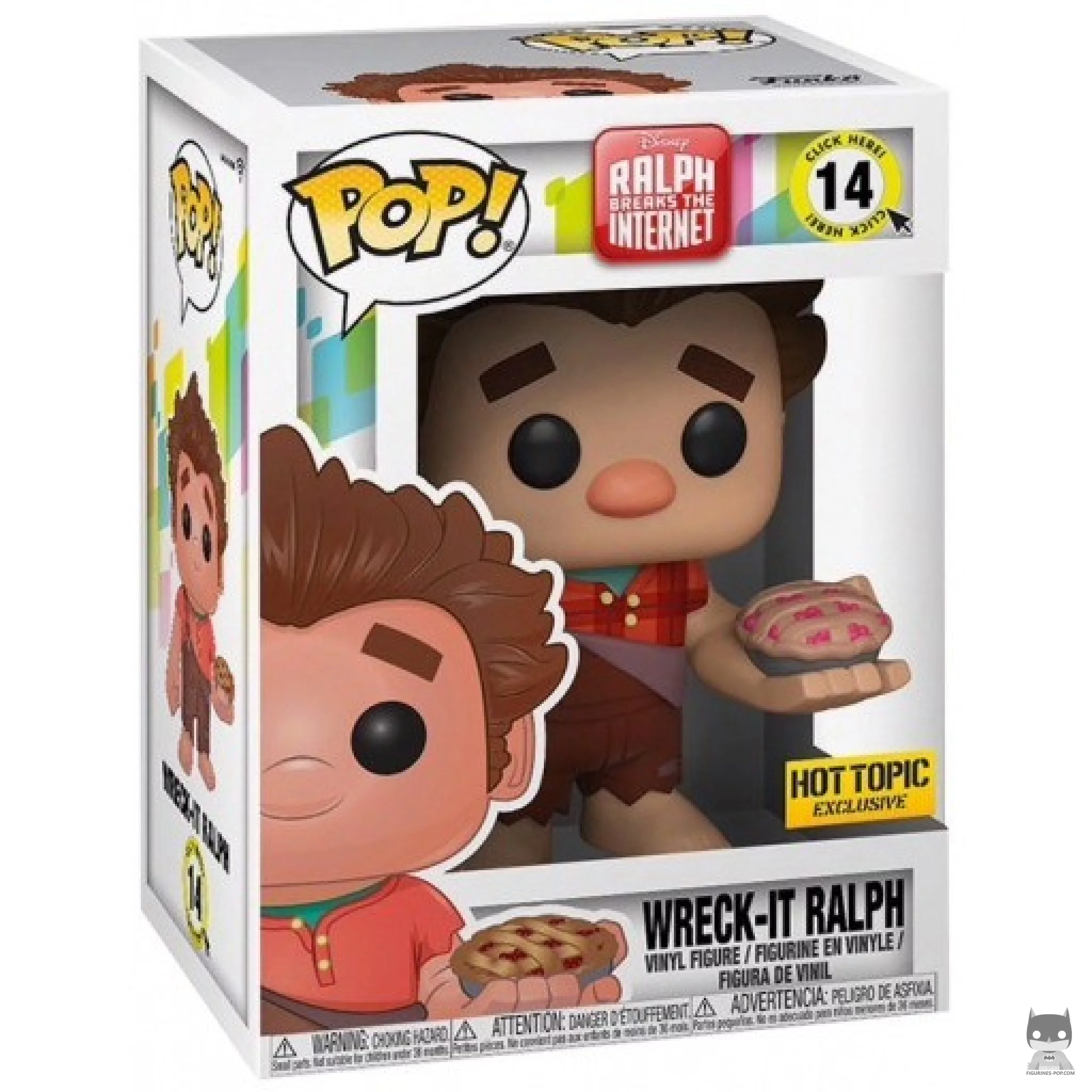 Figurine Funko POP Ralph la Casse avec tarte aux cerises avec boîte