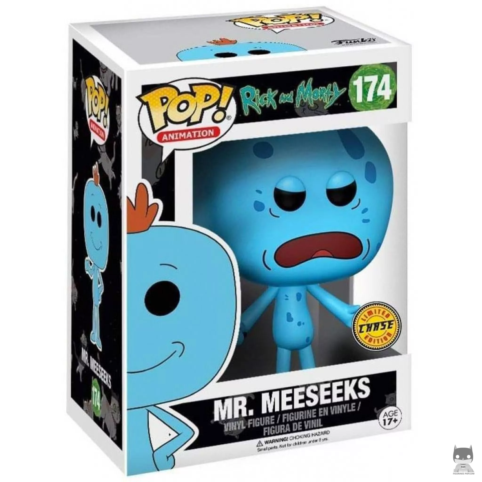 Figurine Funko POP Mr. Meeseeks (Chase) avec boîte