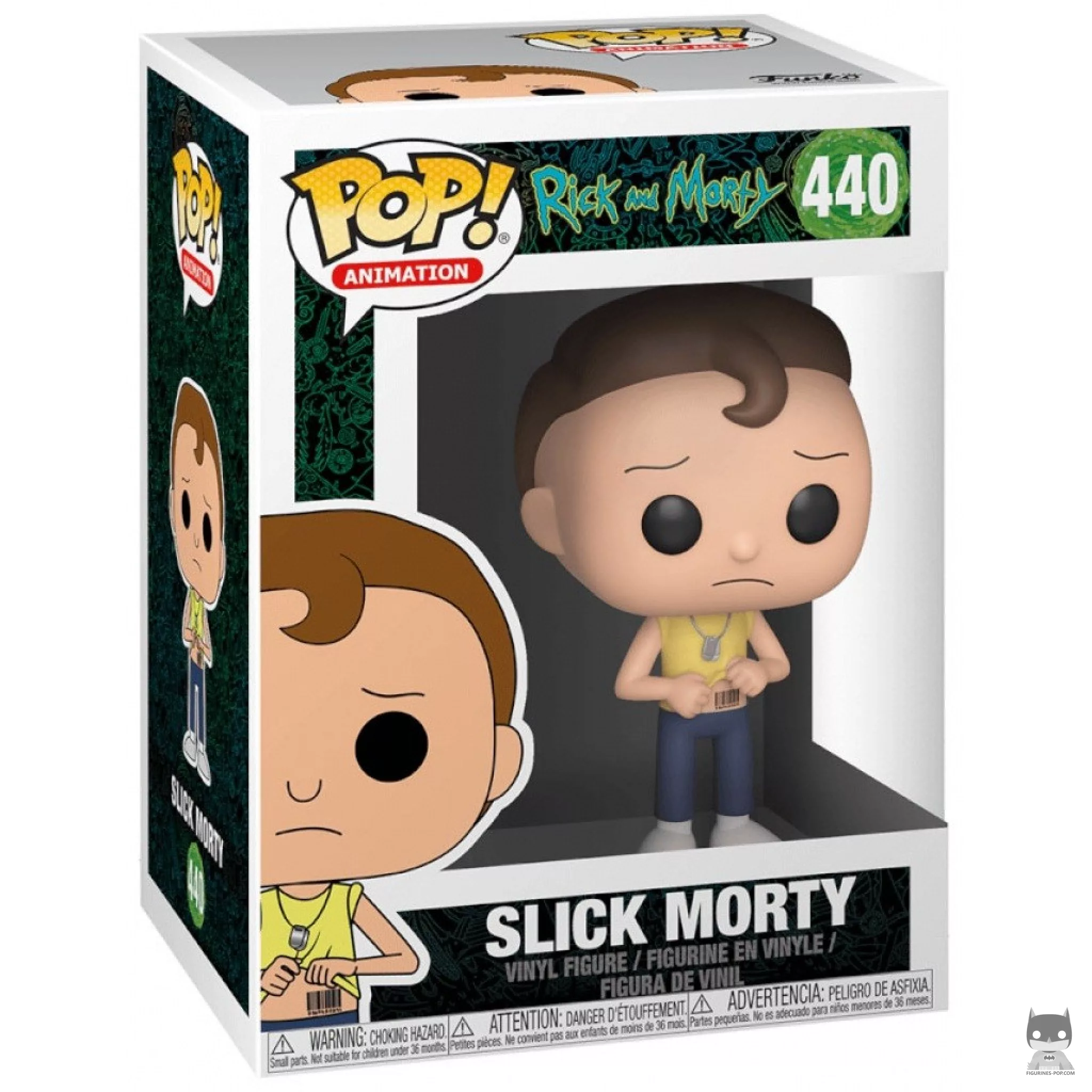 Figurine Funko POP Morty avec tatouage avec boîte