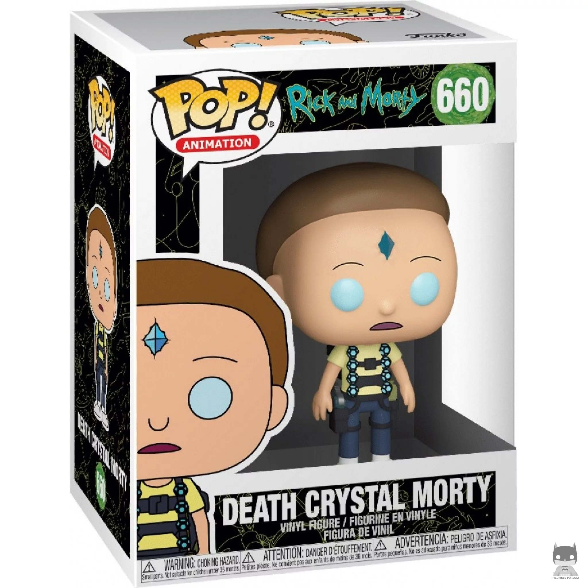 Figurine Funko POP Morty avec Cristal de Mort avec boîte
