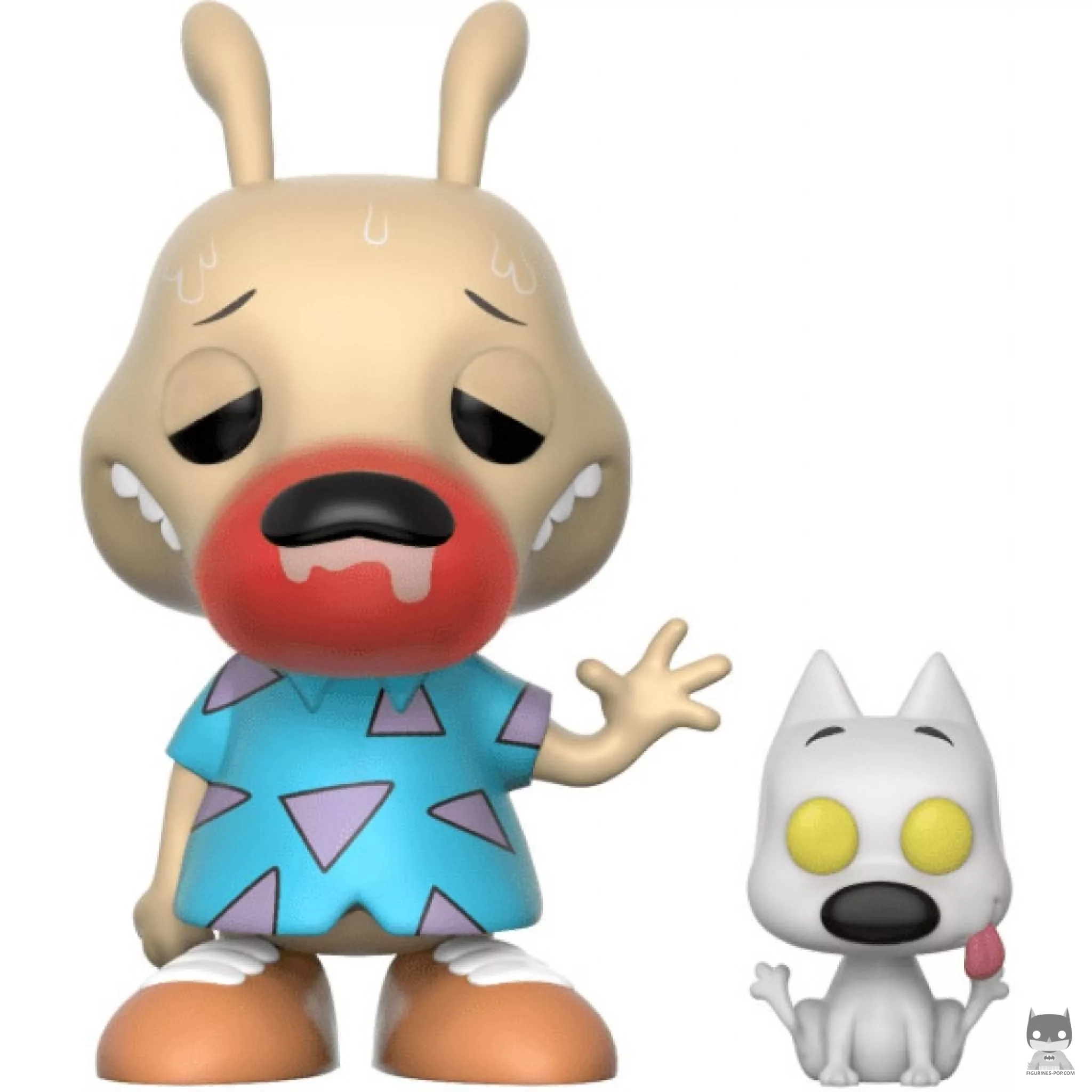 Figurine Funko POP Rocko avec Spunky (Chase) (Rocko's Modern Life)