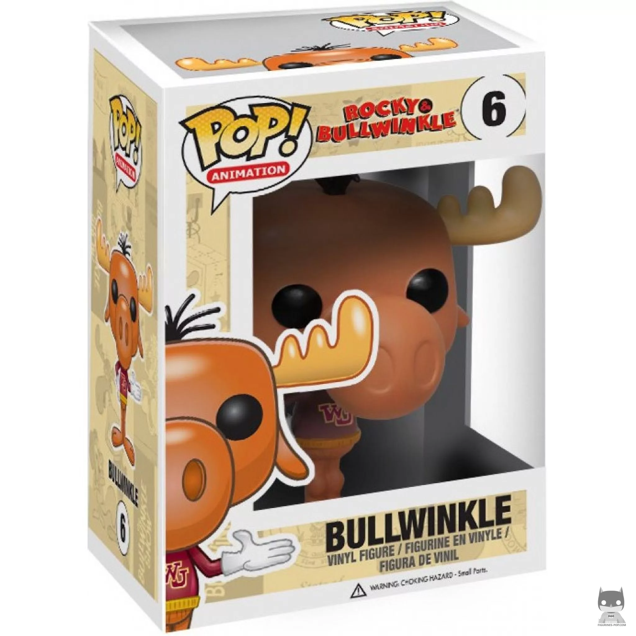 Figurine Funko POP Bullwinkle J. Moose avec boîte