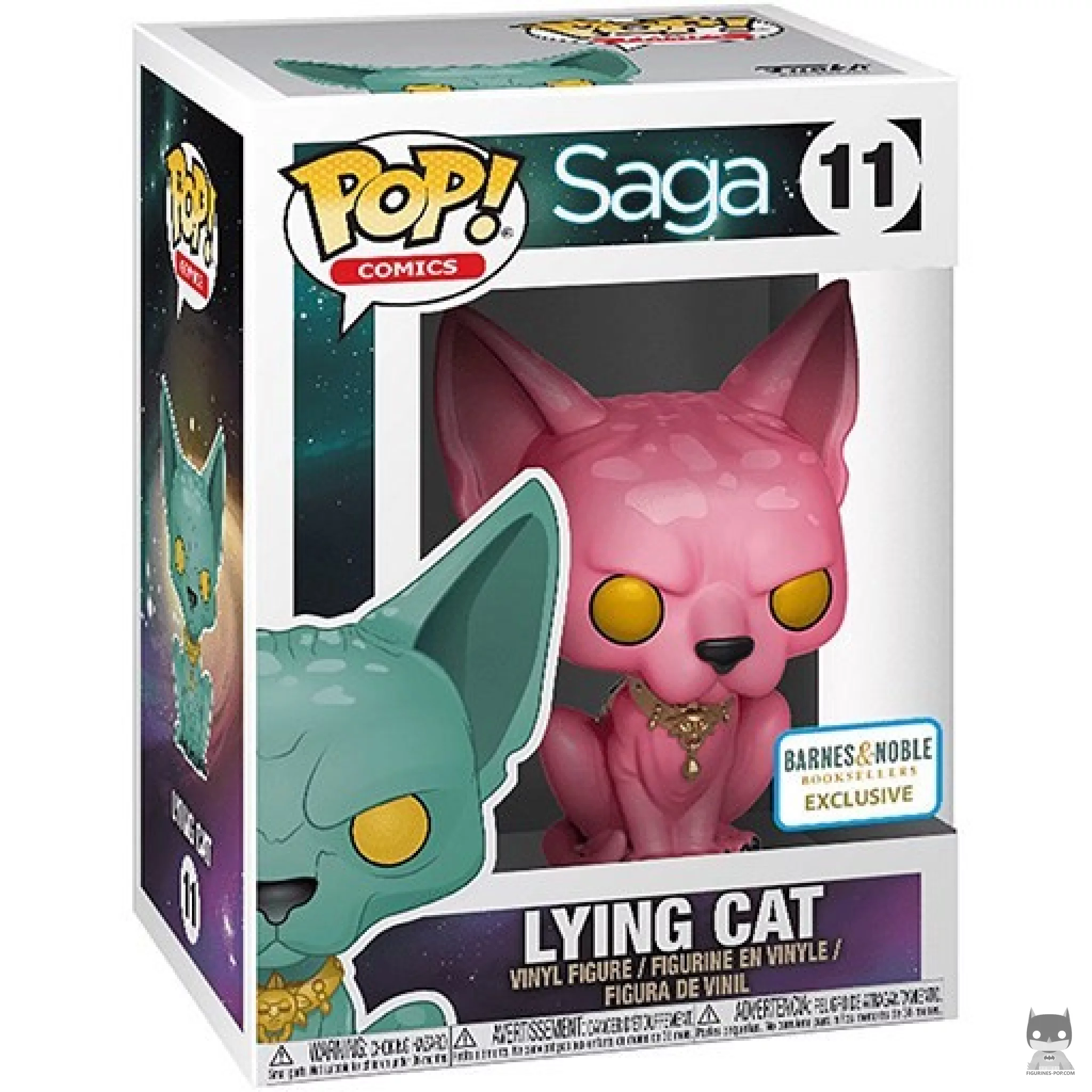 Figurine Funko POP Chat Mensonge (Rose) avec boîte