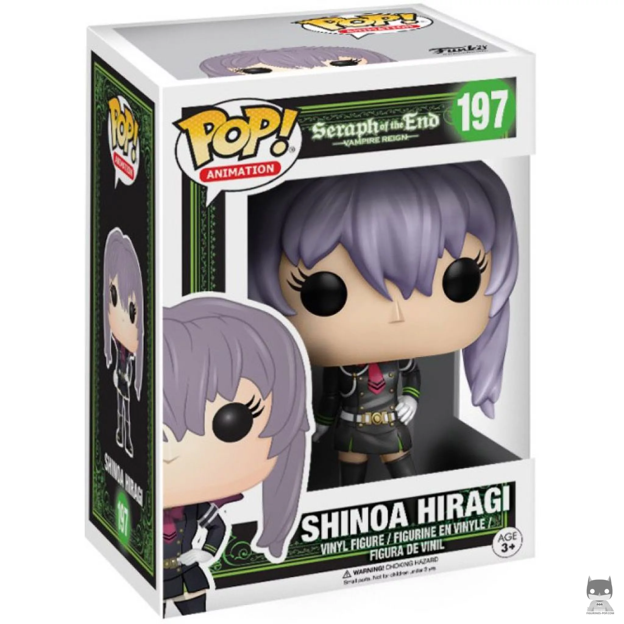 Figurine Funko POP Shinoa Hiragi avec boîte