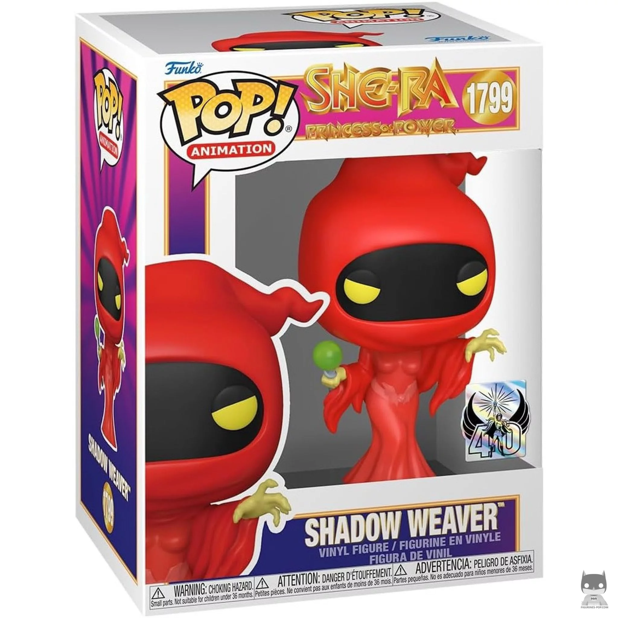 Figurine Funko POP Shadow Weaver (40e anniversaire) avec boîte
